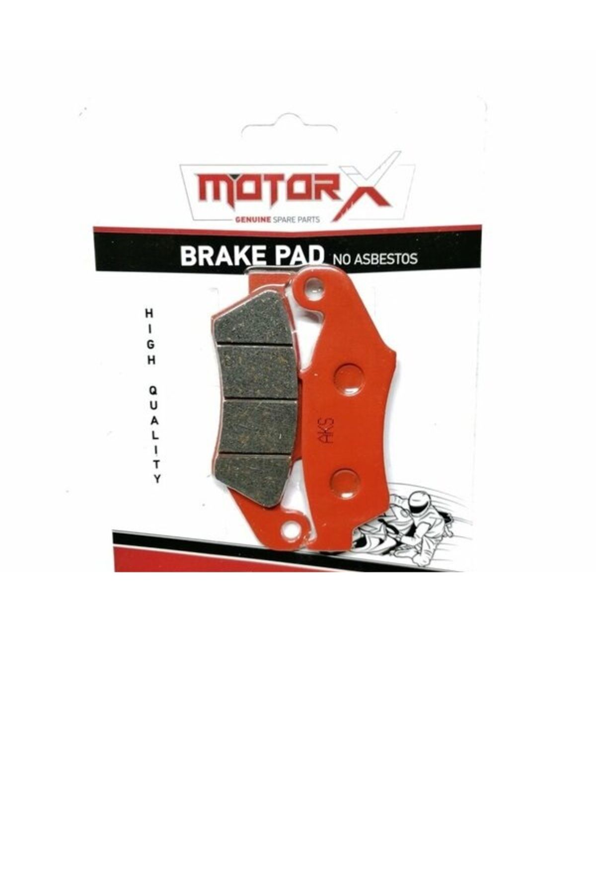 MOTORX Honda CRF-250-R Ön Fren Disk Balatası (Kırmızı)