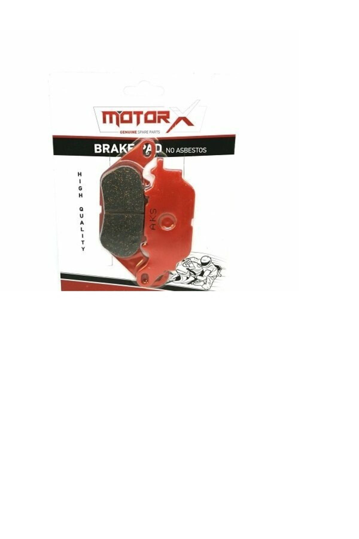 MOTORX Yamaha Ybr Rx Ym Ön Fren Disk Balatası (Kırmızı)