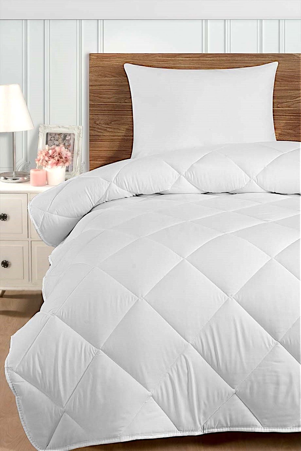 MixCotton Home Çift kişilik Microfiber,Yıkanabilir,Çevre dostu,Alerji Yapmaz, Silikon Yorgan (1950 Gr 195x215 Cm)