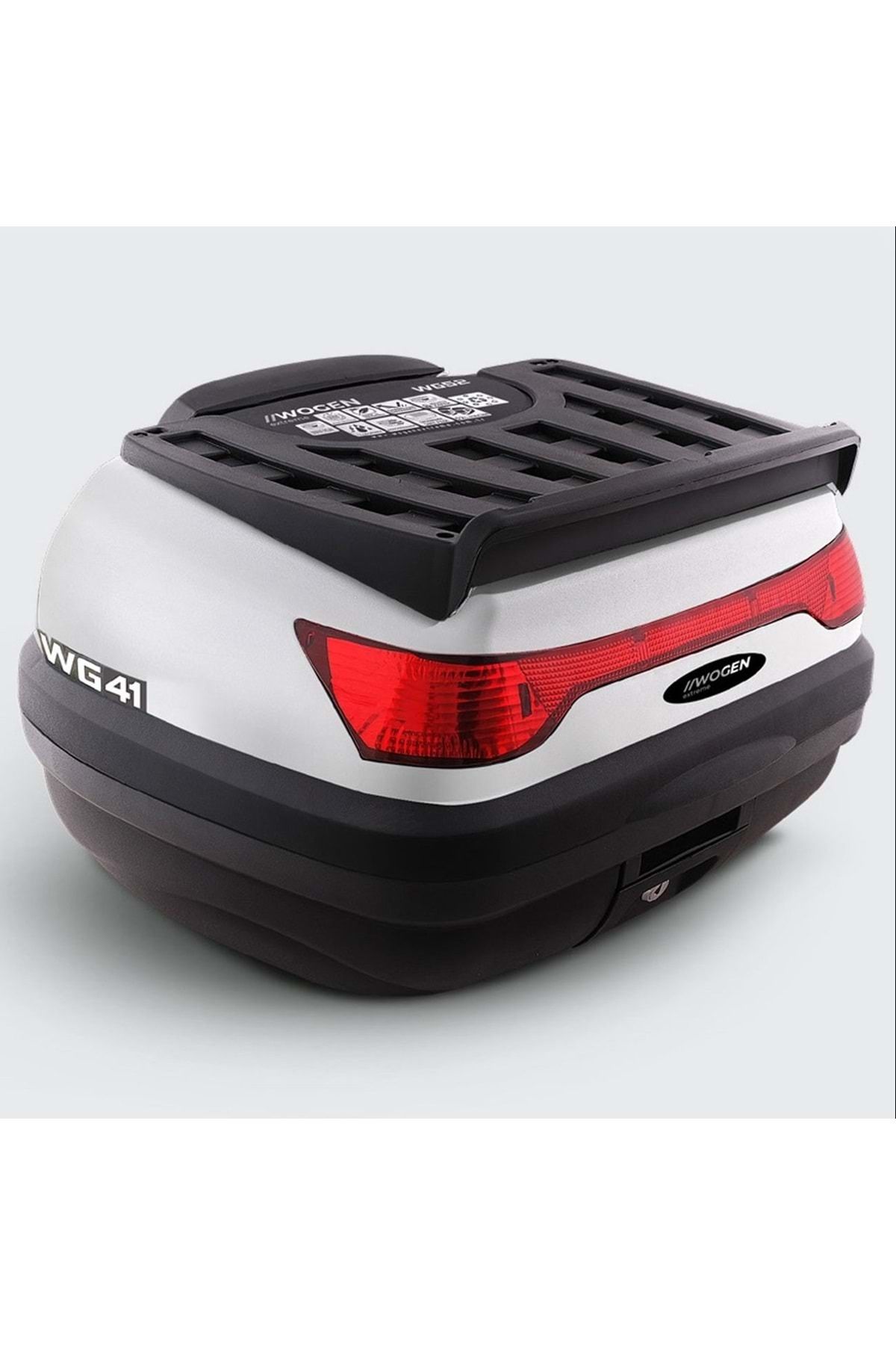WOGEN MOTOSİKLET ÇANTASI 41LT. BASIC (BEYAZ)