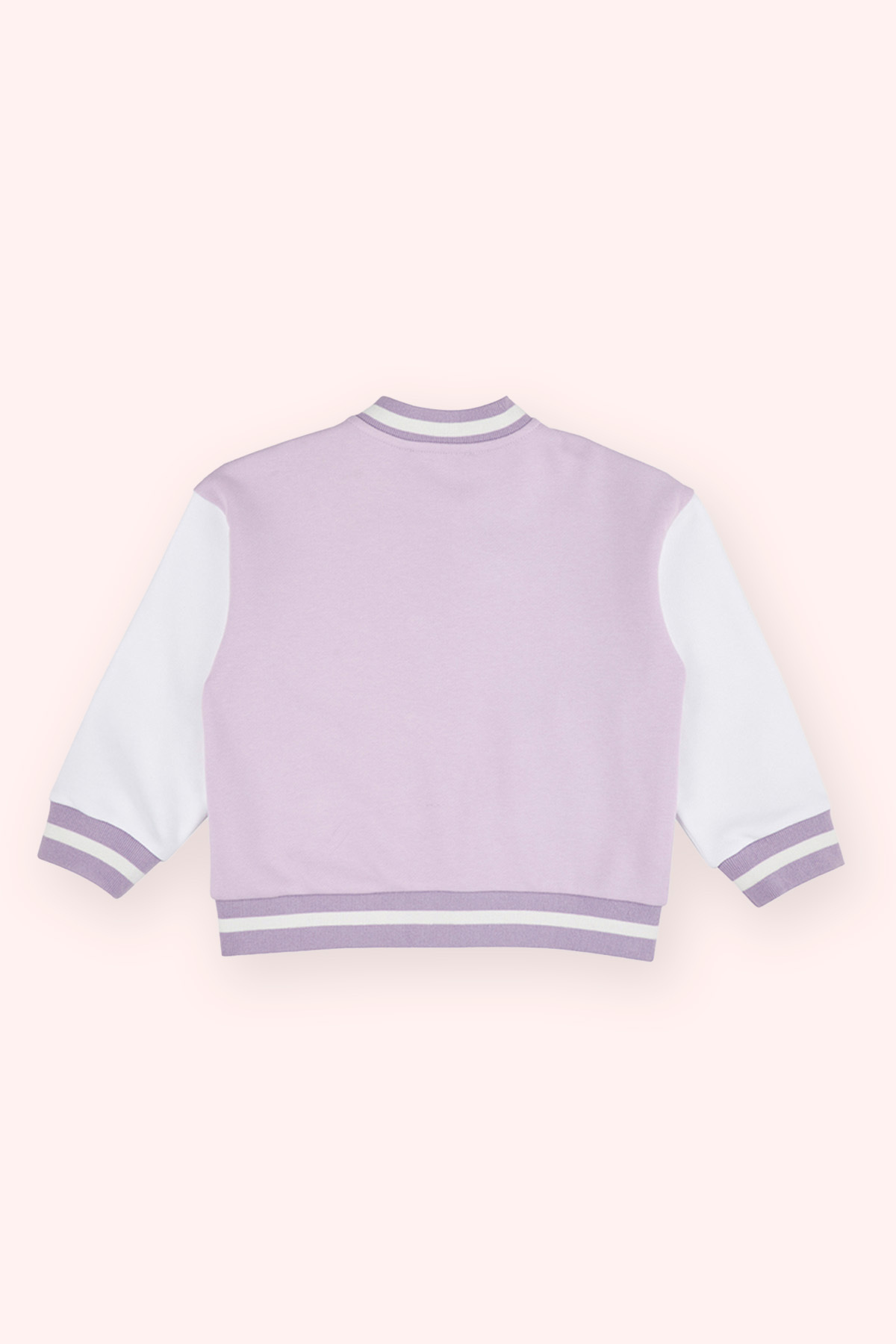 Panço Kız Bebek Arma Nakışlı Örme Lila Ceket fotoğrafı 3 (önizleme)