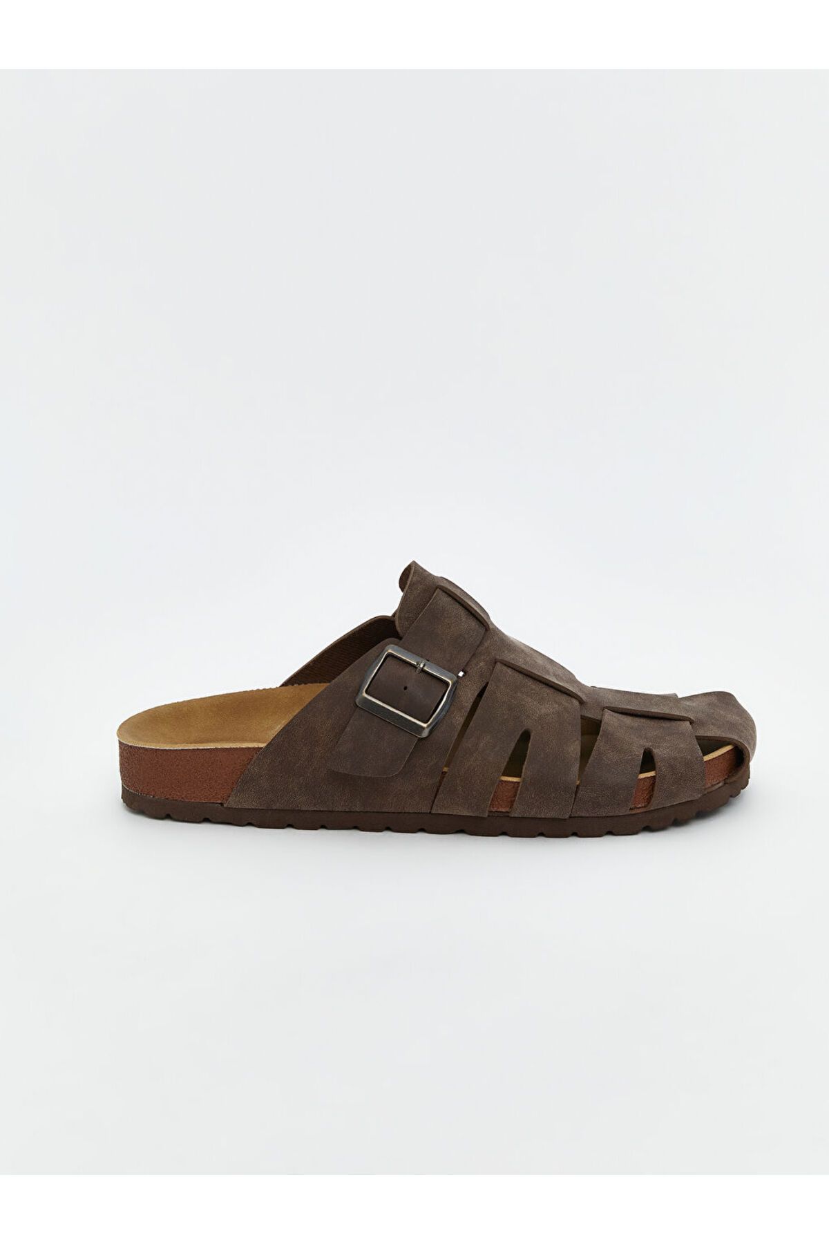 LC Waikiki-Ανδρικές παντόφλες LCW Suede Look 2