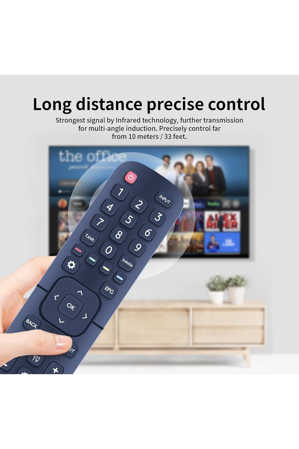 AWH-Universal Remote for Hisense 4K UHD TVs, Compatible with Multiple Models 5