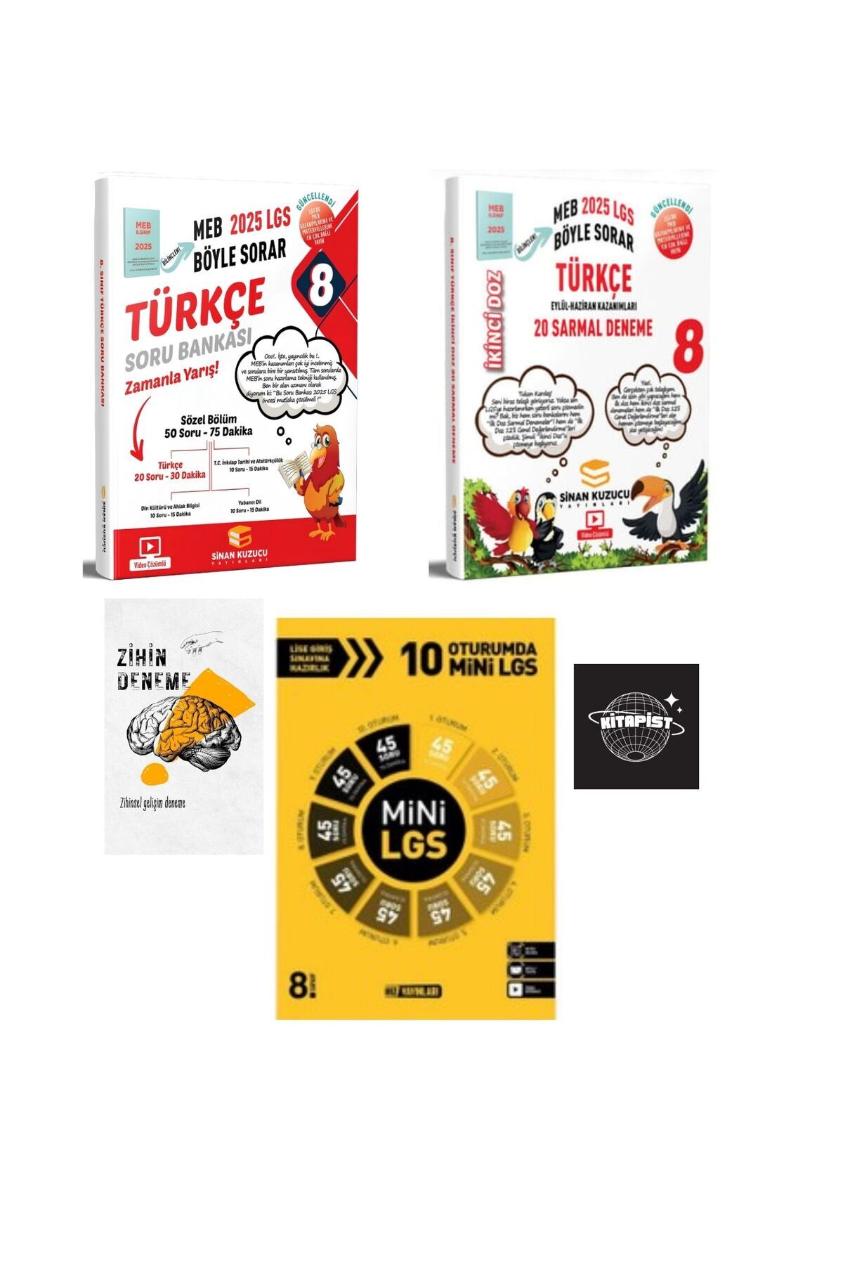 SİNAN KUZUCU YAYINLARI SİNANKUZUCU LGS TÜRKÇE SB VE İKİNCİ DOZ