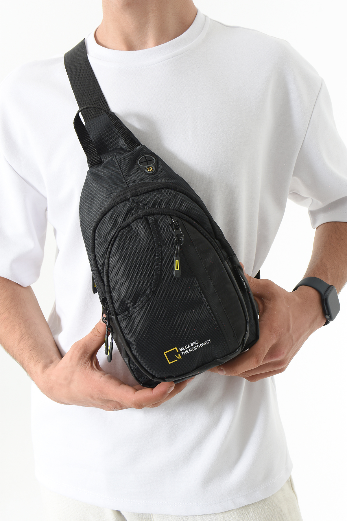 M 1021 Unisex Göğüs Çapraz Çanta, Body Bag