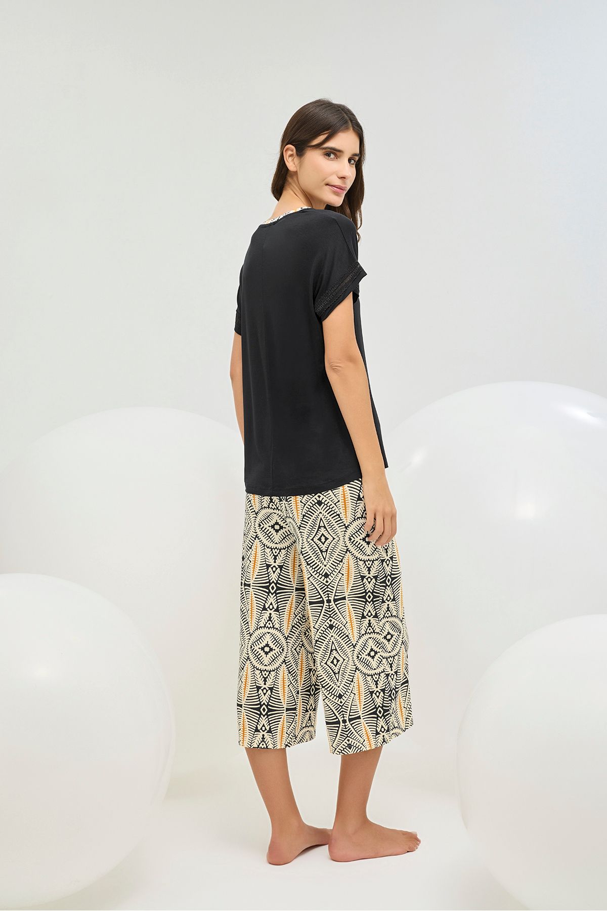 Sevim-16546 Costum de pijama scurtă pentru femei 4