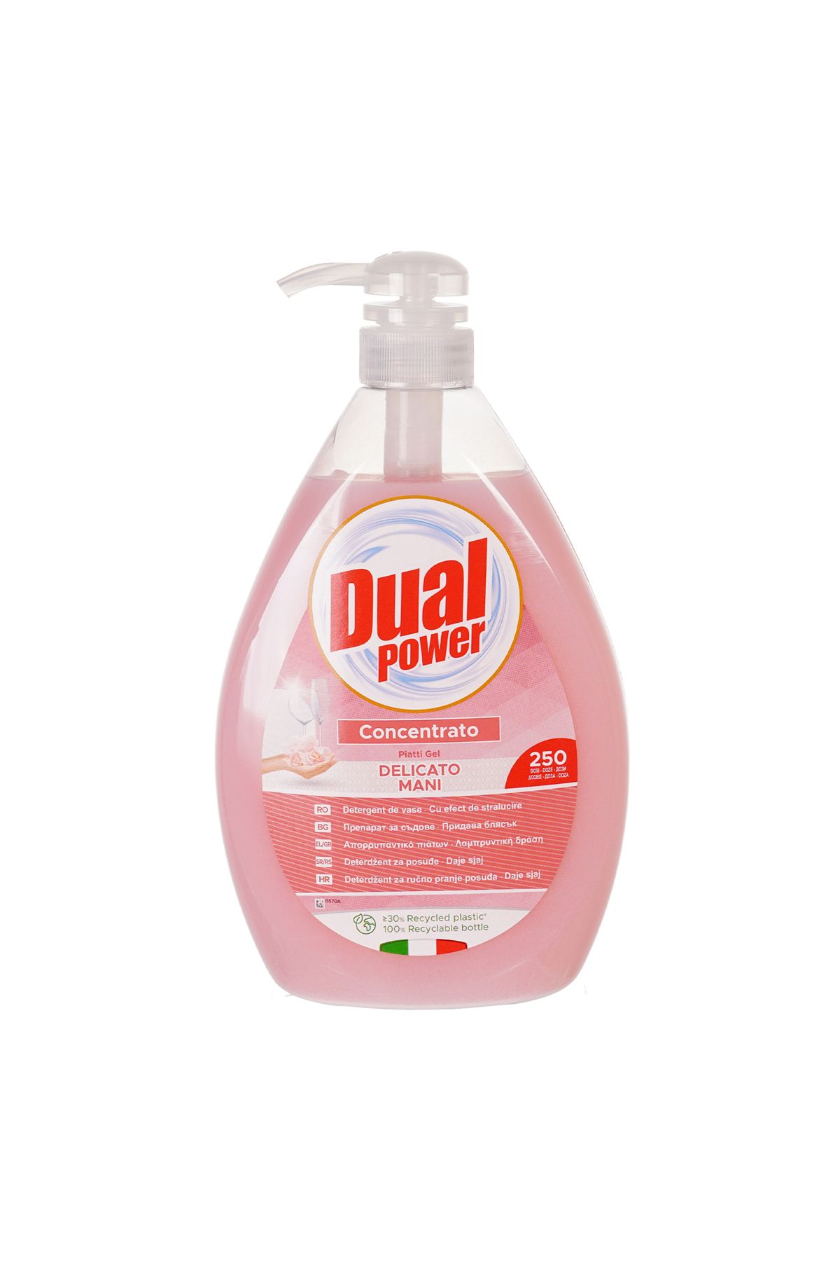 Dual Power Detergent De Spălat Vase Delicato Mani, 1l - One Size