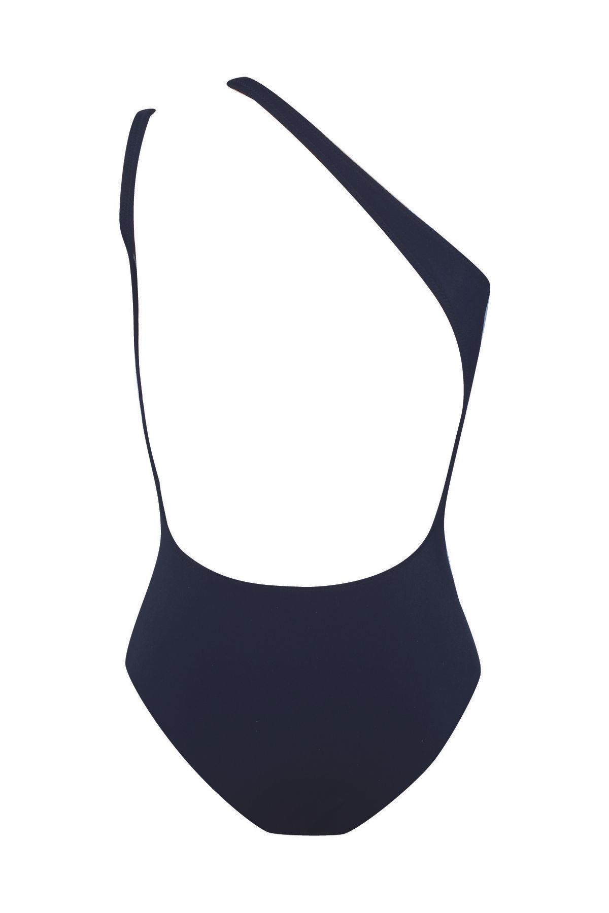 DEEP BEACH-Black Back And Single Shoulder Window Swimsuit Db200517m 4