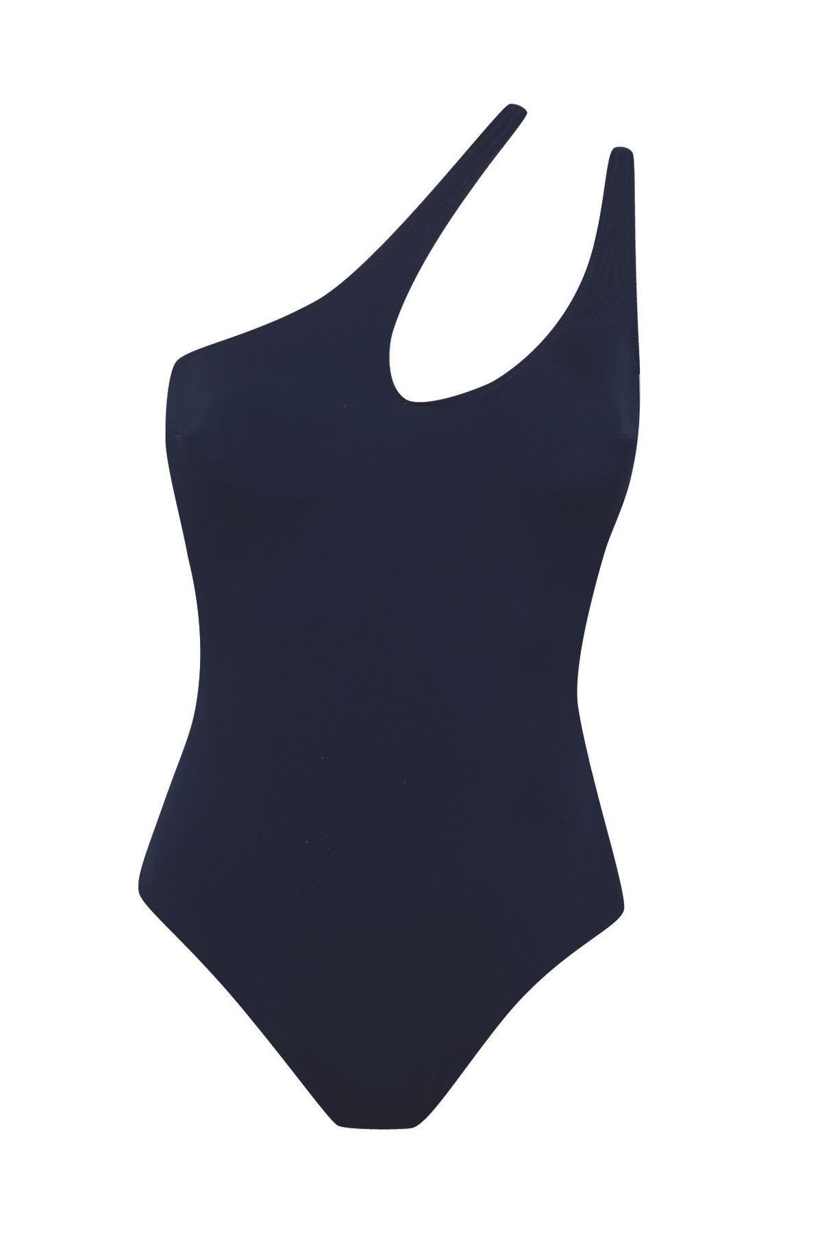 DEEP BEACH-Black Back And Single Shoulder Window Swimsuit Db200517m 3