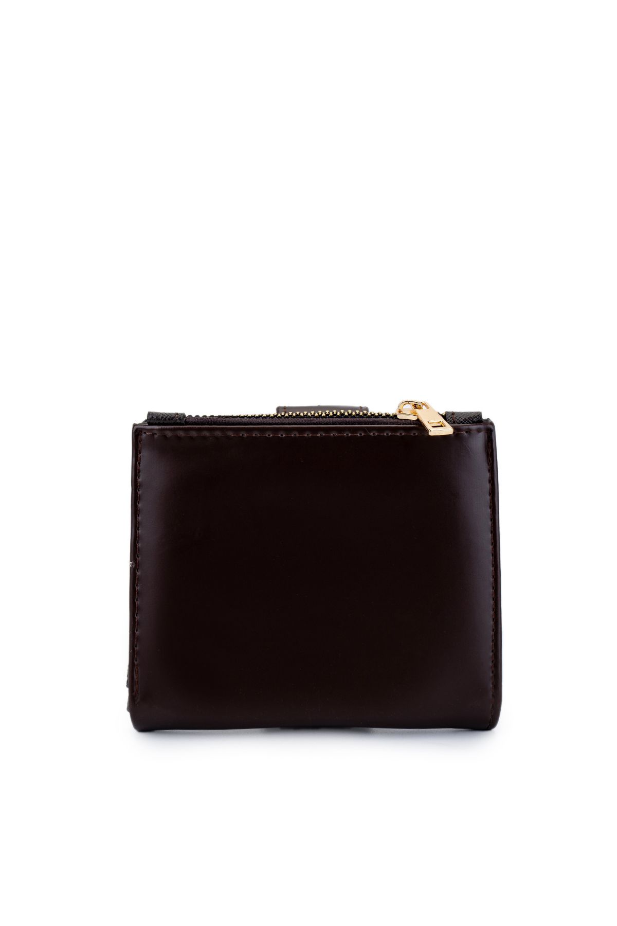 minebag-Faux Leather Women's Wallet Bitter Brown Mn105 4