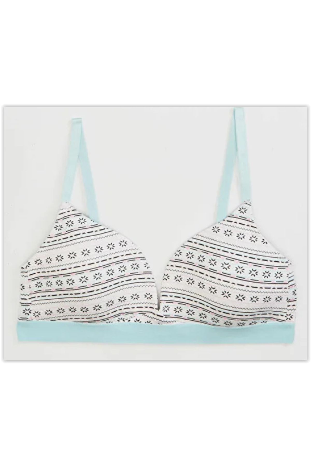 DEEP SECRET-Koton Snow Pattern Printed Covered First Bra Ds200022fb 3