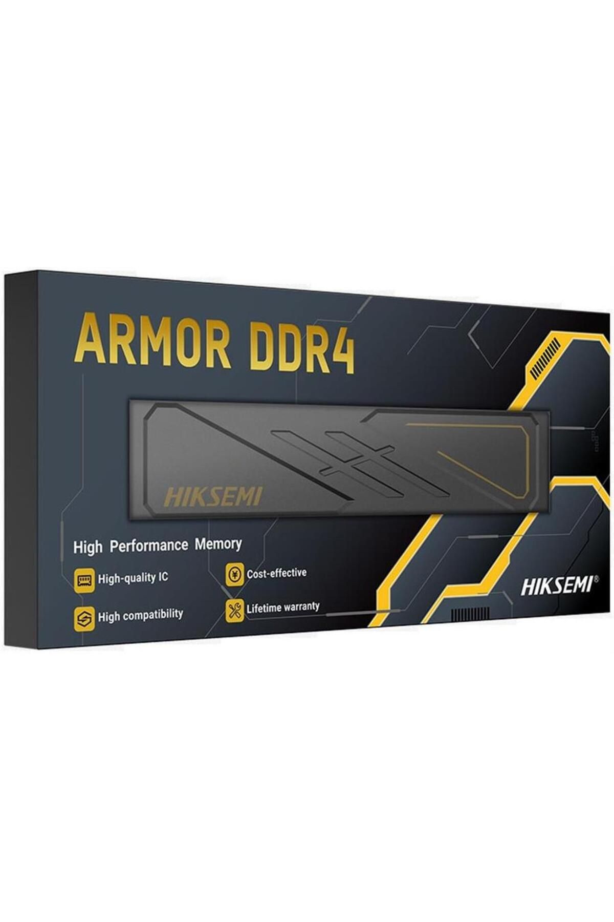 Hiksemi Armor 16GB 3200Mhz DDR4 HSC416U32D2 Siyah PC Ram