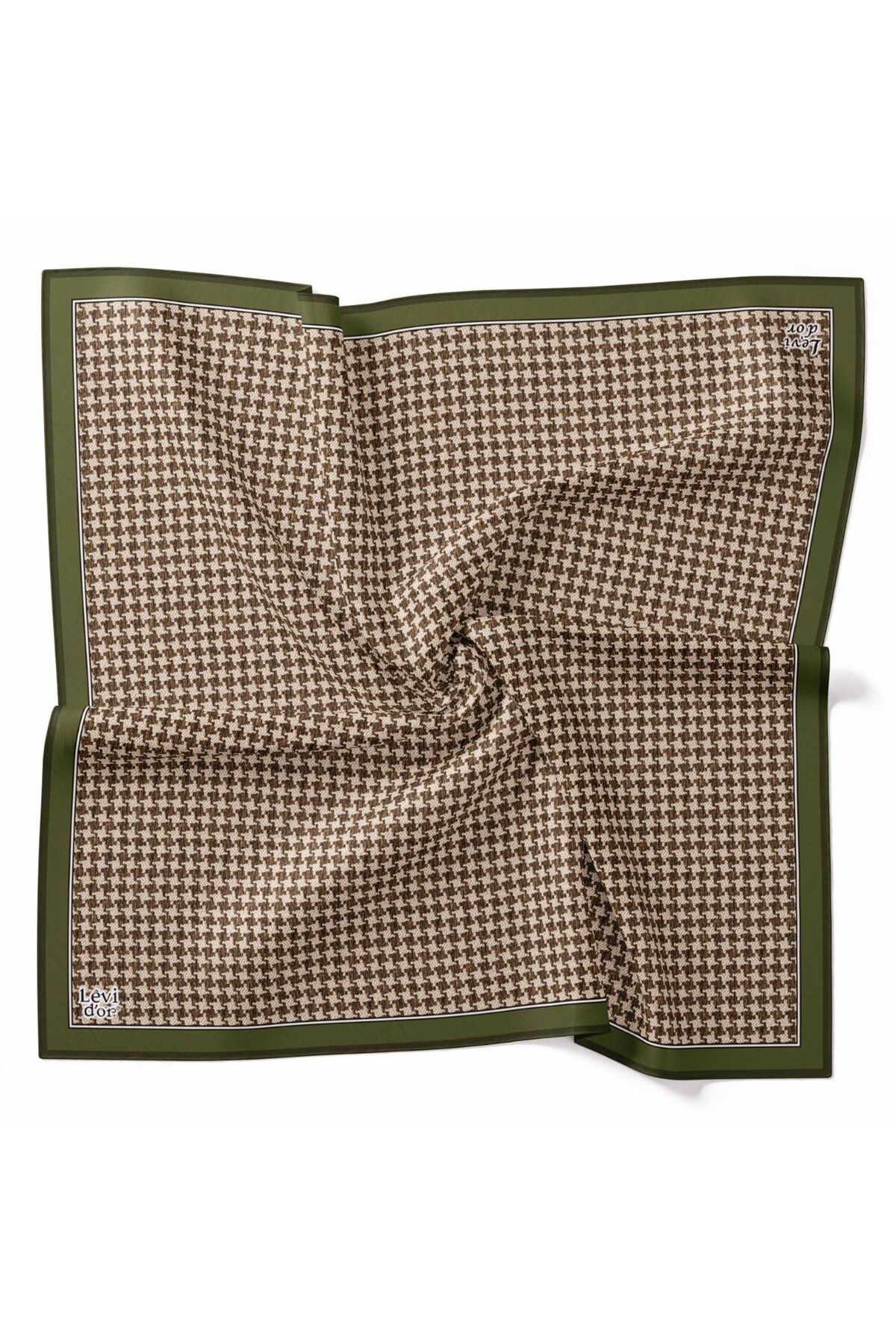 Levidor-Puzzle Pattern Crowbar Sparkling Crystal Scarf 1