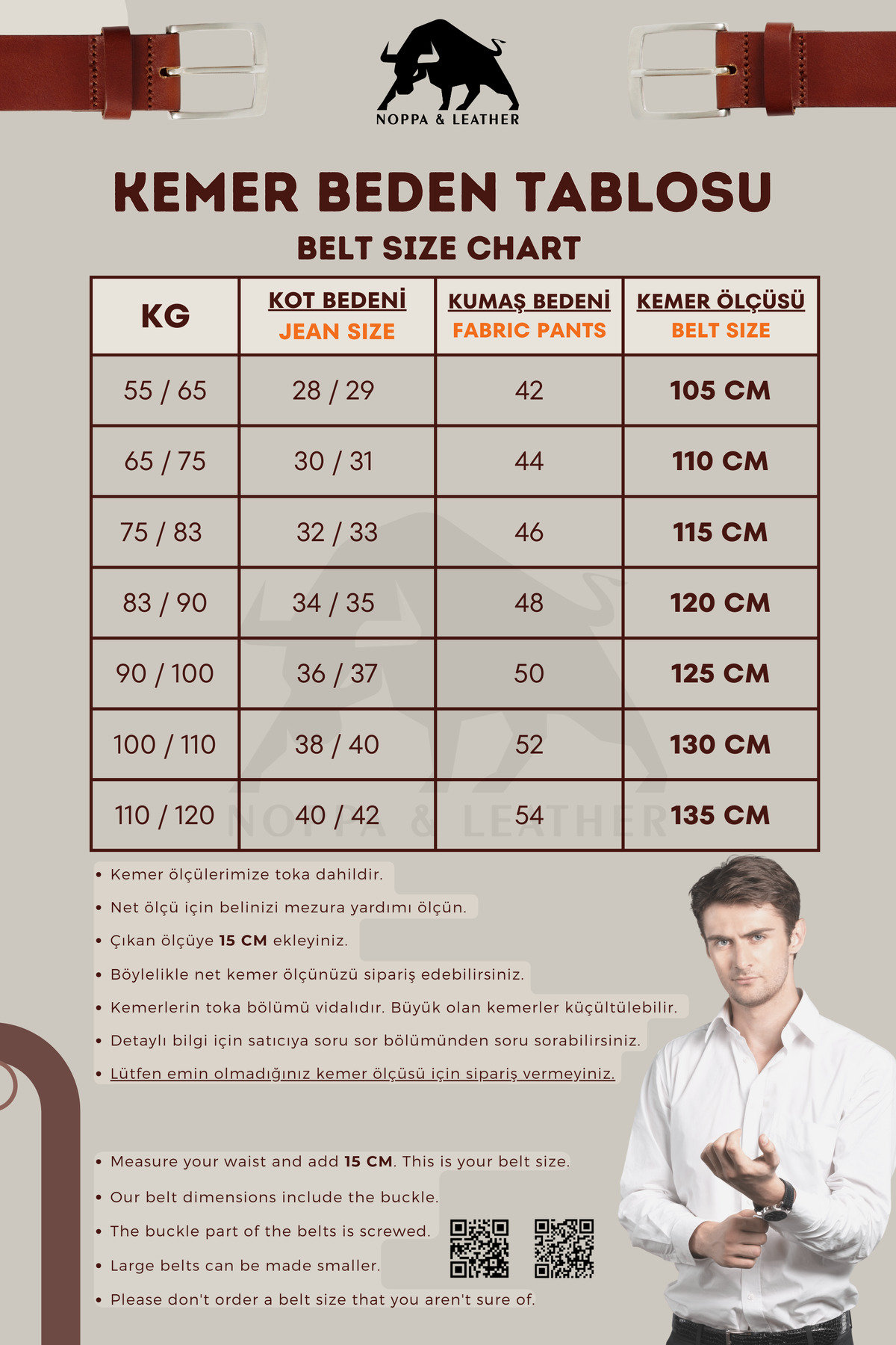 debbah  Özel Yapım Hakiki Deri Erkek Kot Kemeri 4.5CM Ekstra Kalın 4MM İtalyan Spor Kemer - Görsel 9