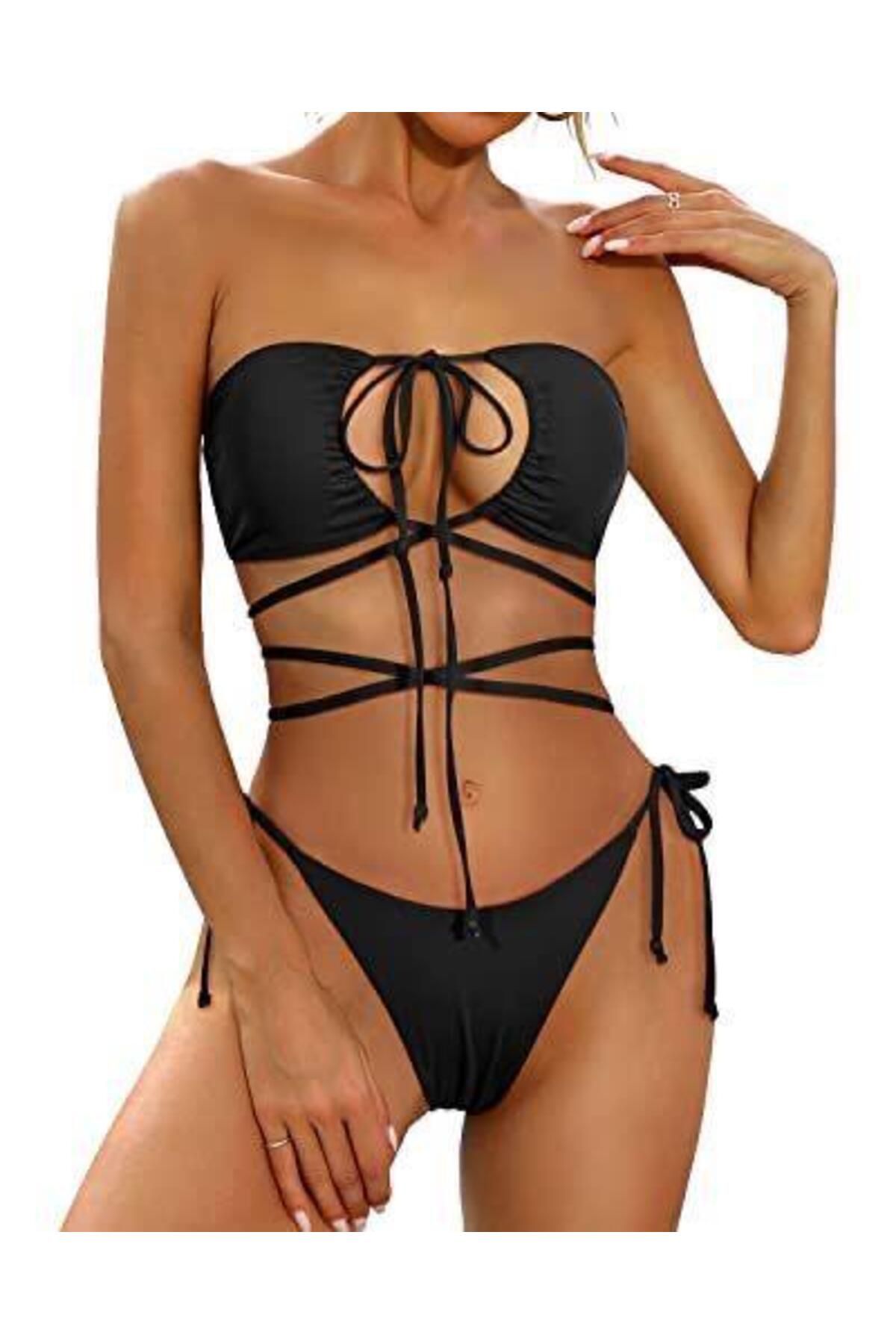 DEEP BEACH-Binding Detailed Bikini Set Db200780bt 2