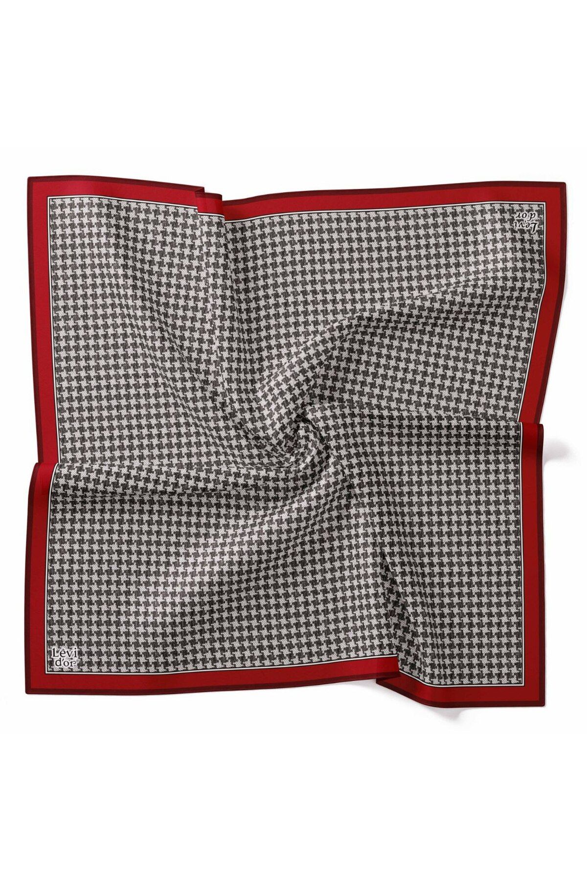 Levidor-Puzzle Pattern Crowbar Sparkling Crystal Scarf 2