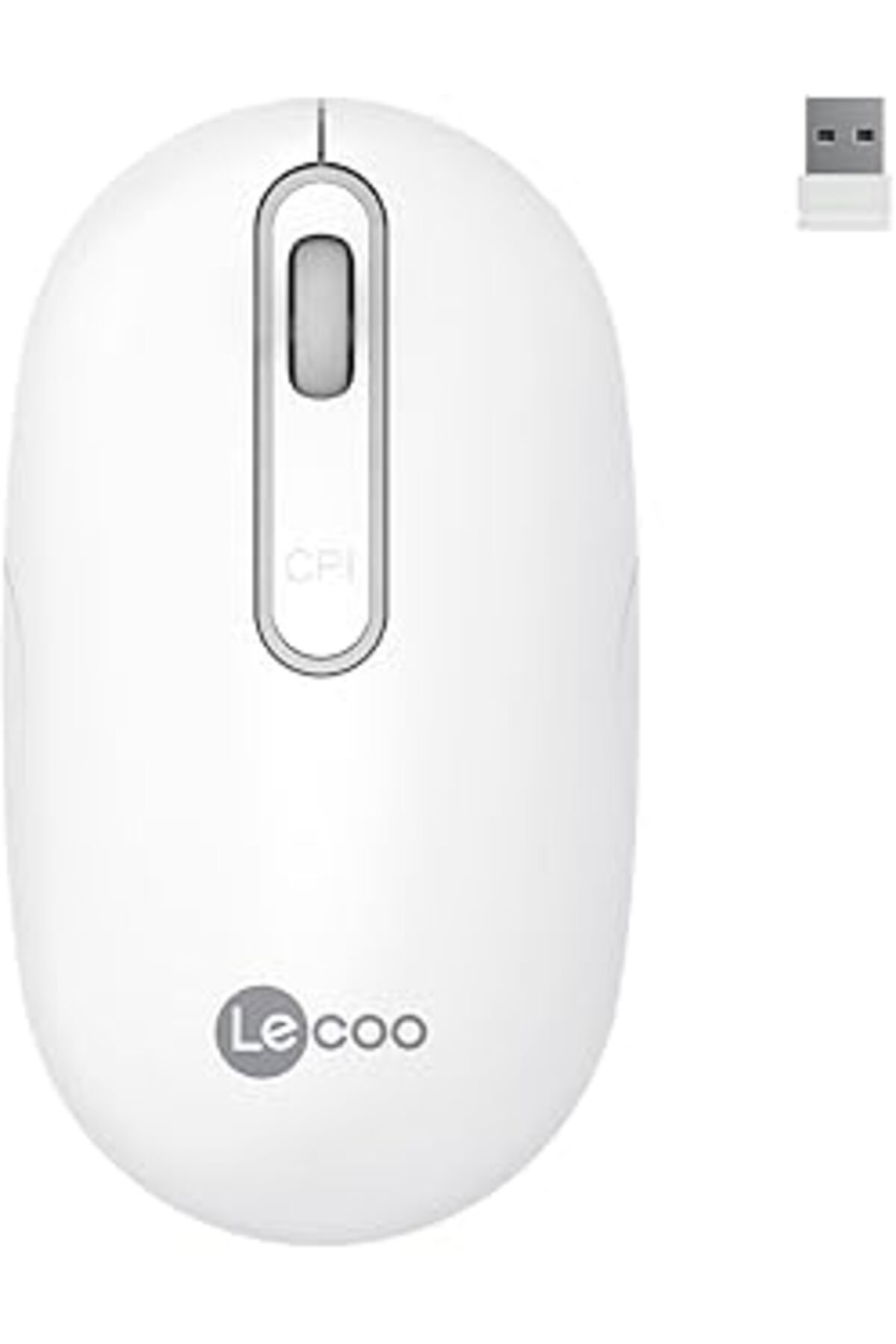 Pazarcan Lecoo Ws207 Kablosuz 1600Dpi 4 Tuşlu, Şarj Edilebilir, Sağ Ve Sol Elle Kullanıma Uygun, Sessiz Tasa