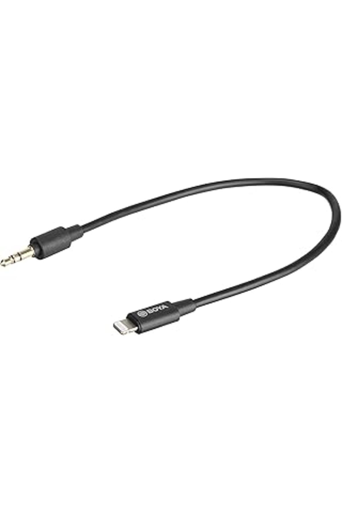 Mu Art Ahşap Boya By-K1 Lightning To 3.5Mm Mikrofon Kablosu, Standart