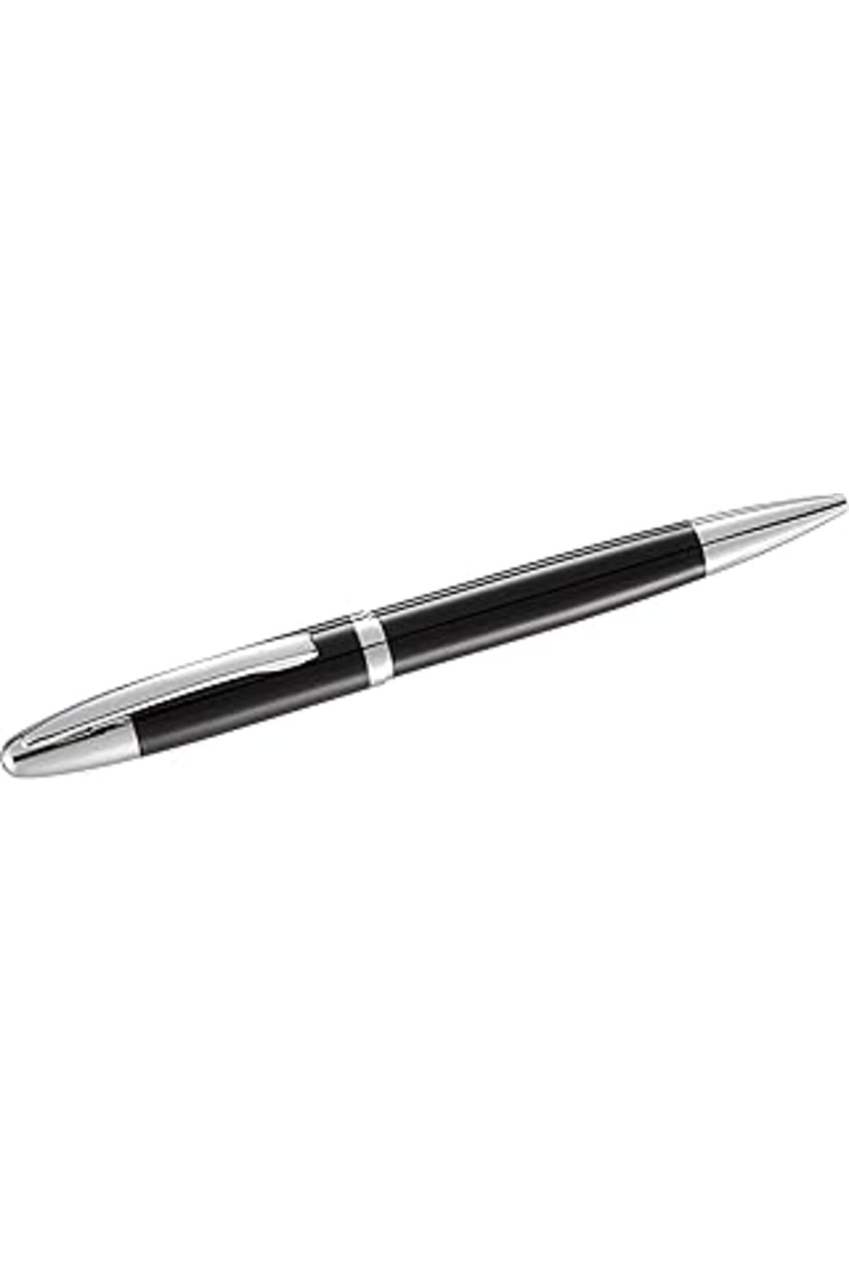 Mu Art Ahşap Steelpen Venüs Serisi 171T Siyah Krom Tükenmez Kalem