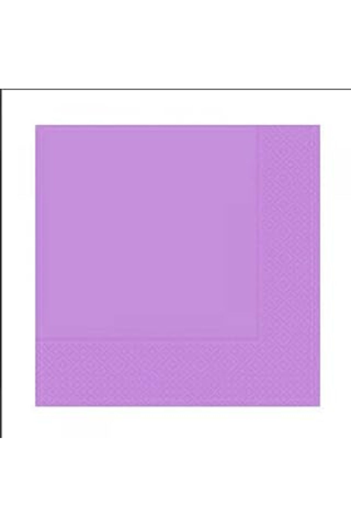 Mu Art Just Good Stuff - 33X33 Cm Davet Veya Parti Peçetesi, 20 Adet (Mor)
