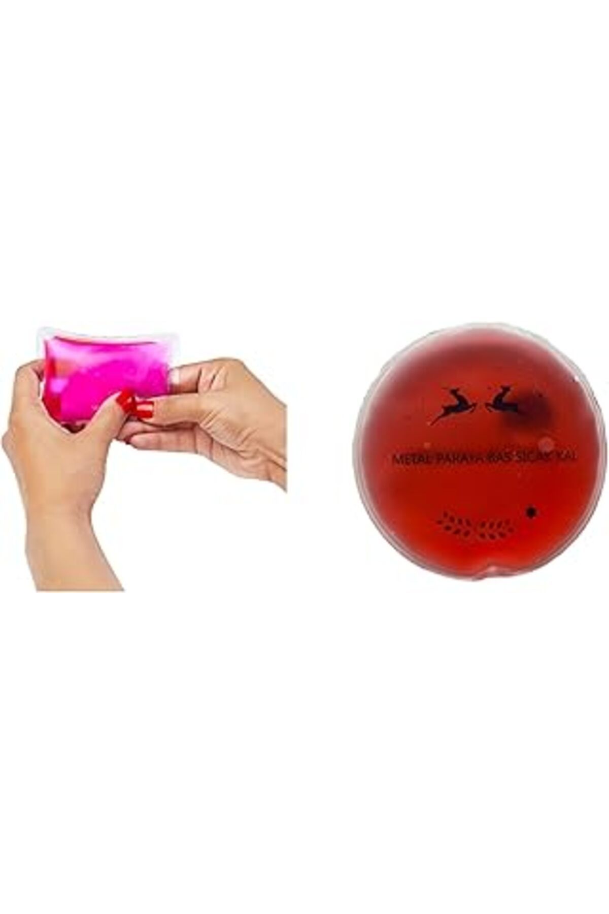 robotrend Bosphorus Homi Kırmızı Ceylan Cep Sobası,El Isıtıcı,Sıcak Su Torbası Pvc 9Cm