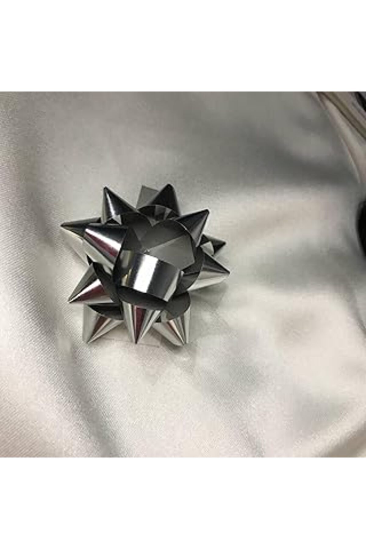 robotrend Casalinghi Gümüş Metalize Yıldız Süs (33, Gümüş)