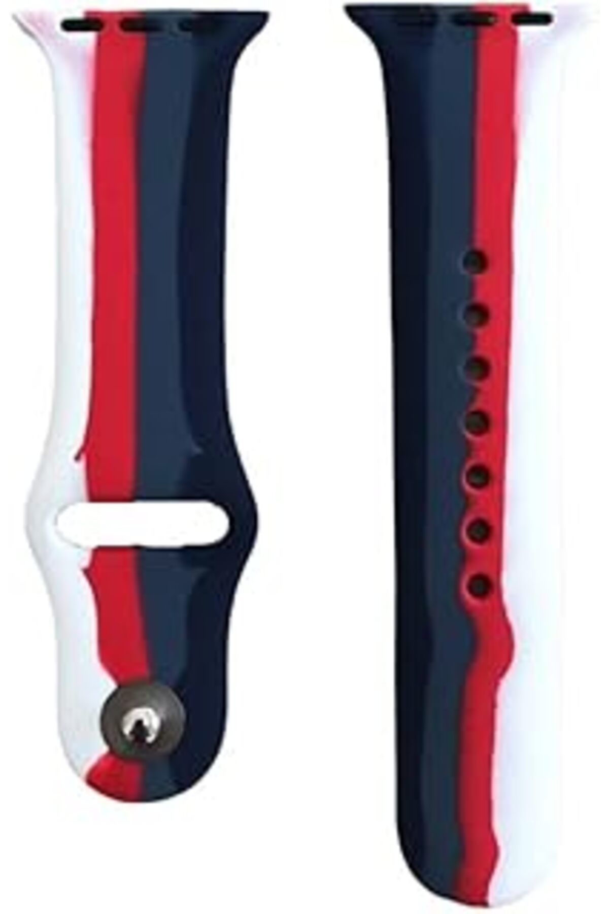 Mu Art Ahşap Watch 38/40Mm Ile Uyumlu Kayış Sport Silikon Şeritli Kordon Rainbow Watch 38/40Mm Ile Uyumlu Gökkuş