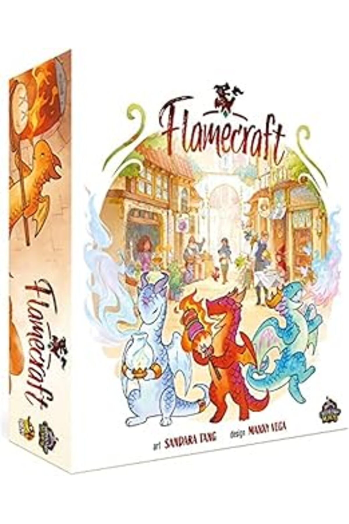 Hepta Collection Lucky Duck Games | Flamecraft | Board Game | Ages 10+ | 1-5 Players | 60 Minutes Playing Time