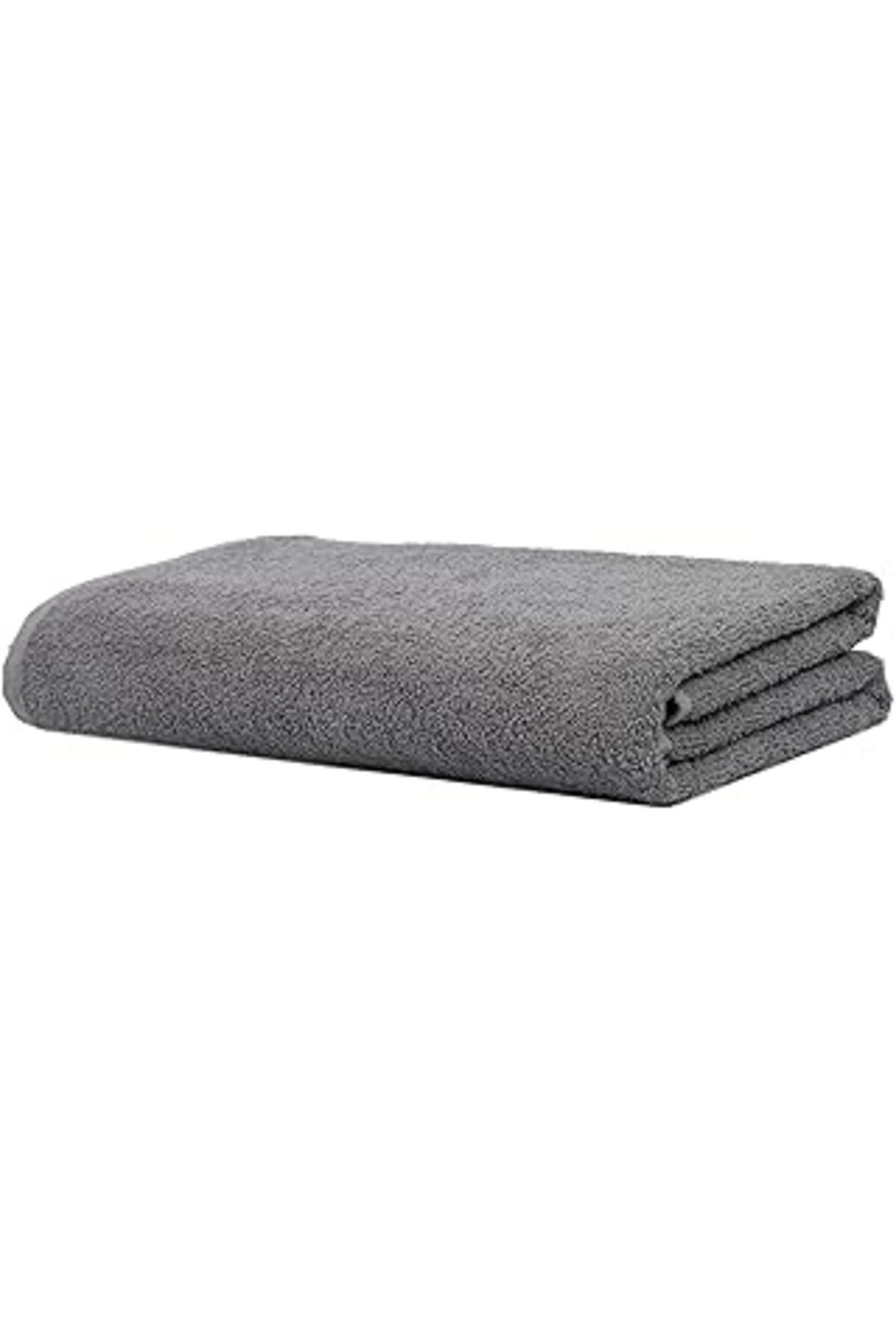 Mu Art Ilgın Home Basic Banyo Havlusu%100 Pamuk (Gri, 90 * 150)