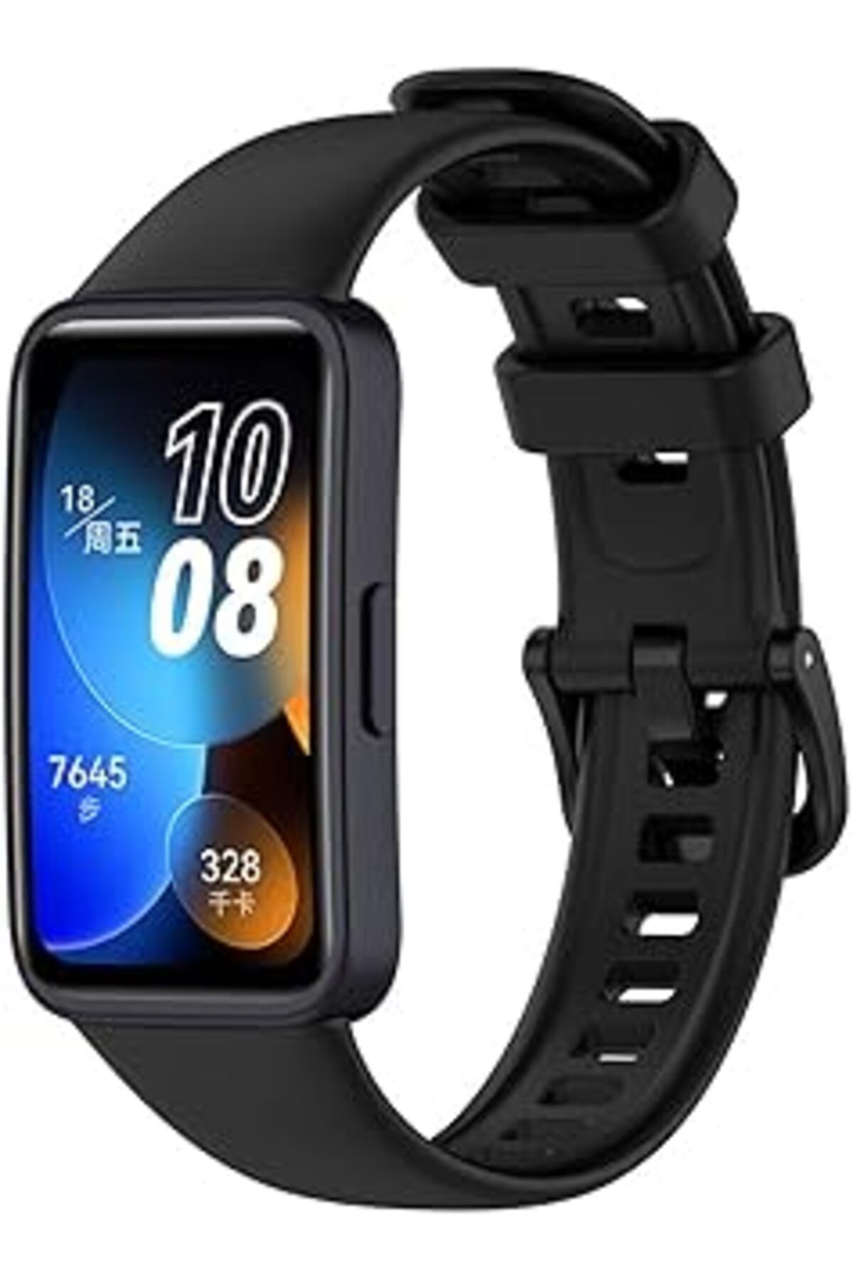 Mu Art Psr Aksesuar Siyah Klasik Zore Kordon-Siyah Huawei Band 8 Ile Uyumlu