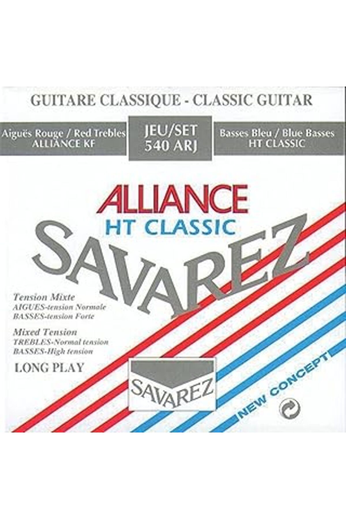 Pazarcan Savarez 540Arj Rouge Blue Hard Tension Classic Klasik Gitar Teli