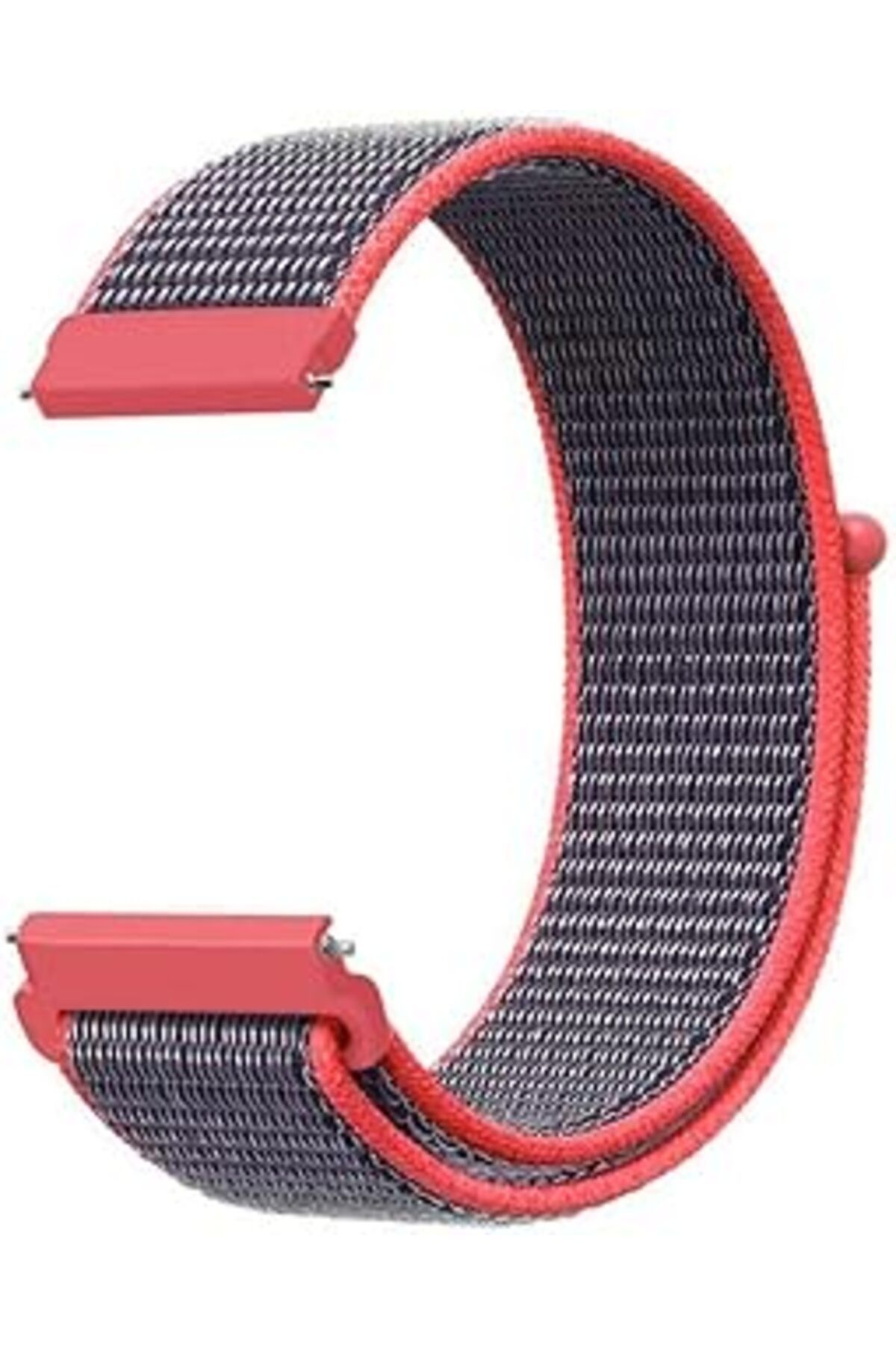 robotrend Markacase Gear Sport (Sm-R600 Uyumlu  Dokuma Pimli Kordon Elektrik Pembe