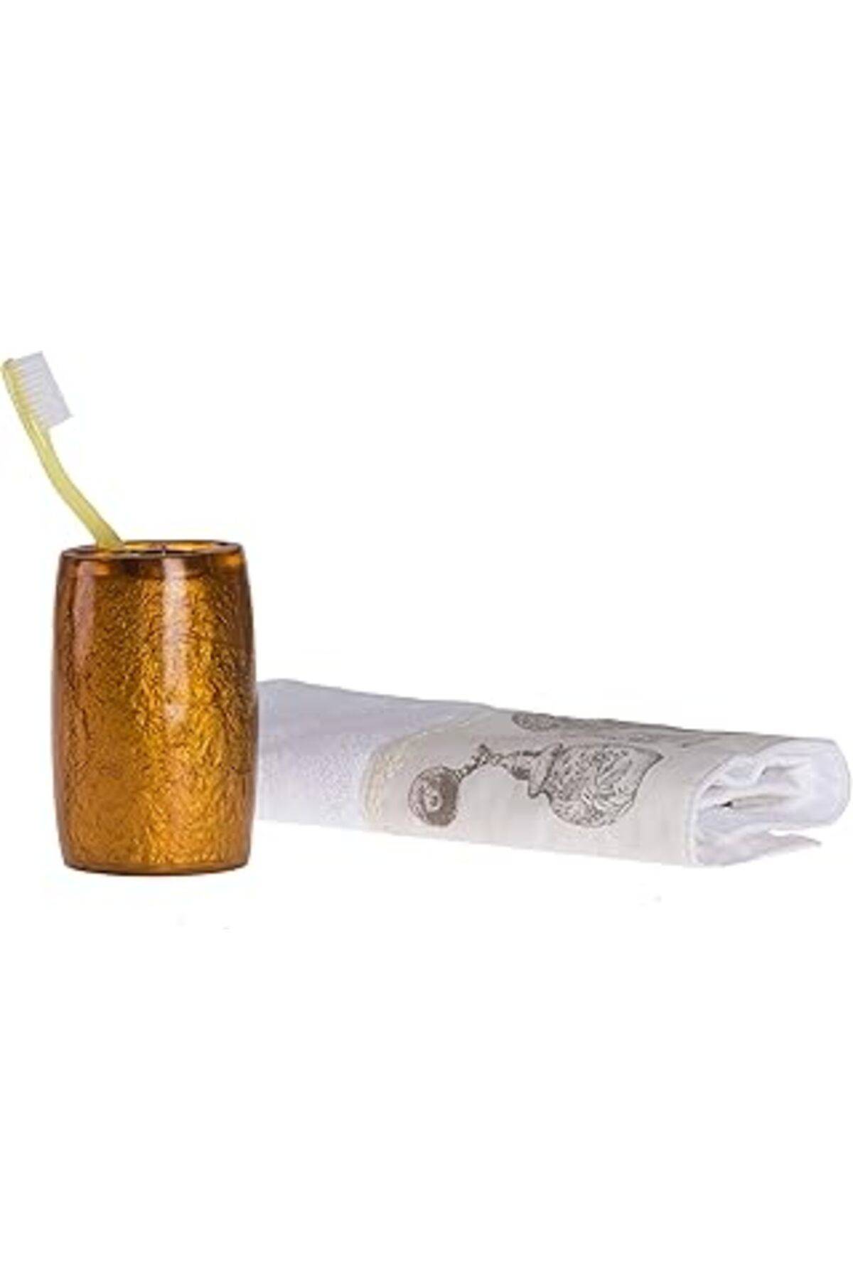 NETWORK ART Bosphorus Diş Fırçalık Altın Renkli Poliresin Model