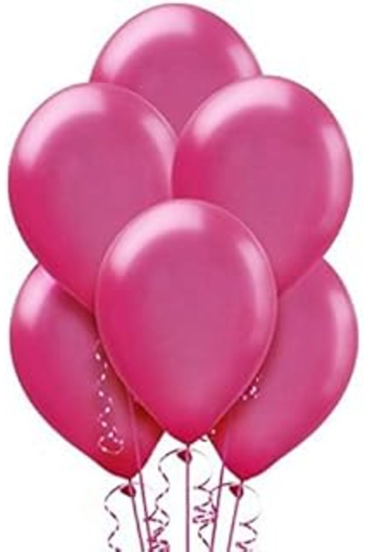 Mu Art Benim Marifetlerim - Metalik Fuşya Balon 12 İnch 10 Adet