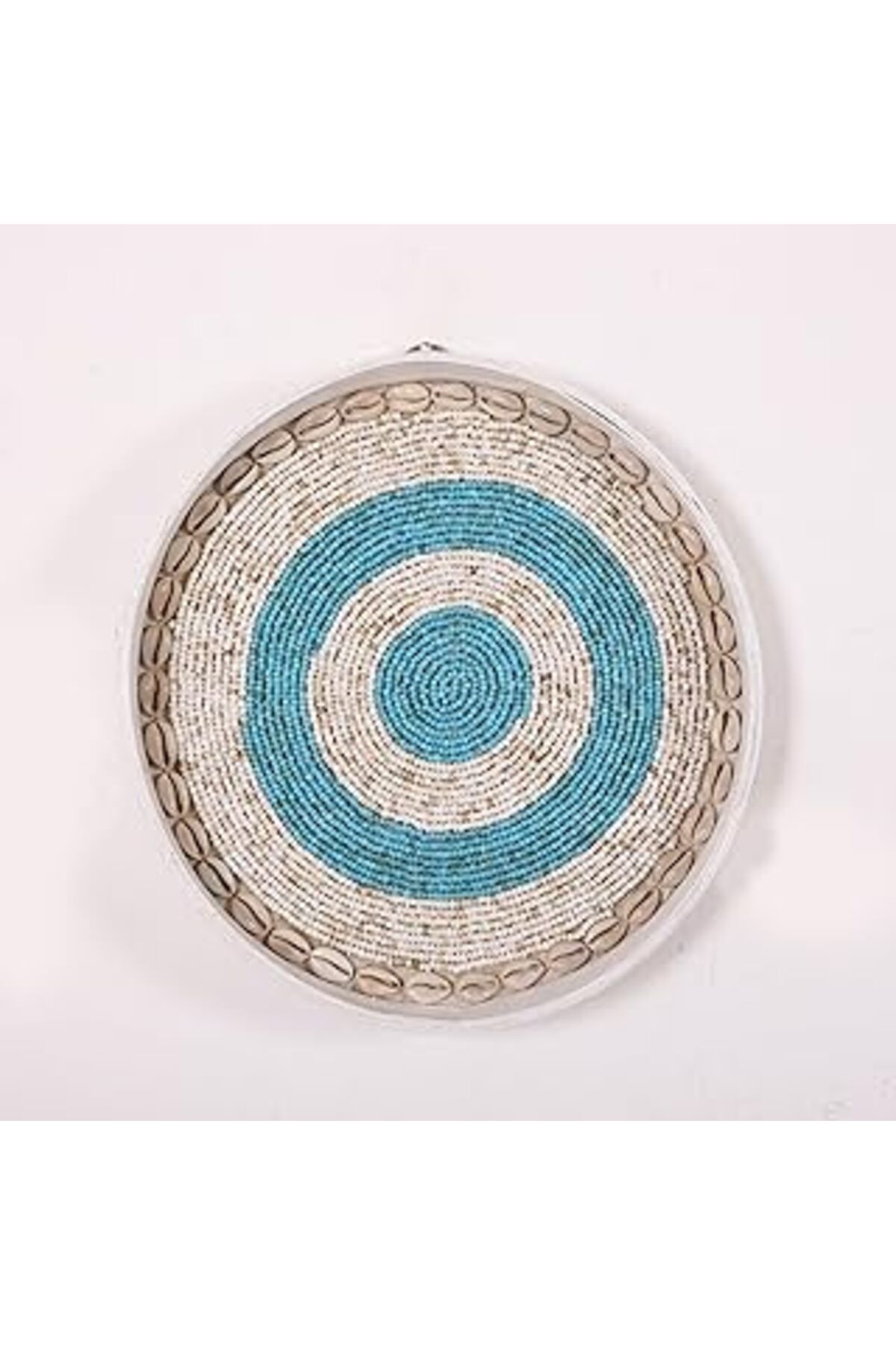 Mu Art Anadolu Boncuklu Bambu Duvar Dekoru &Tepsi 25 Cm