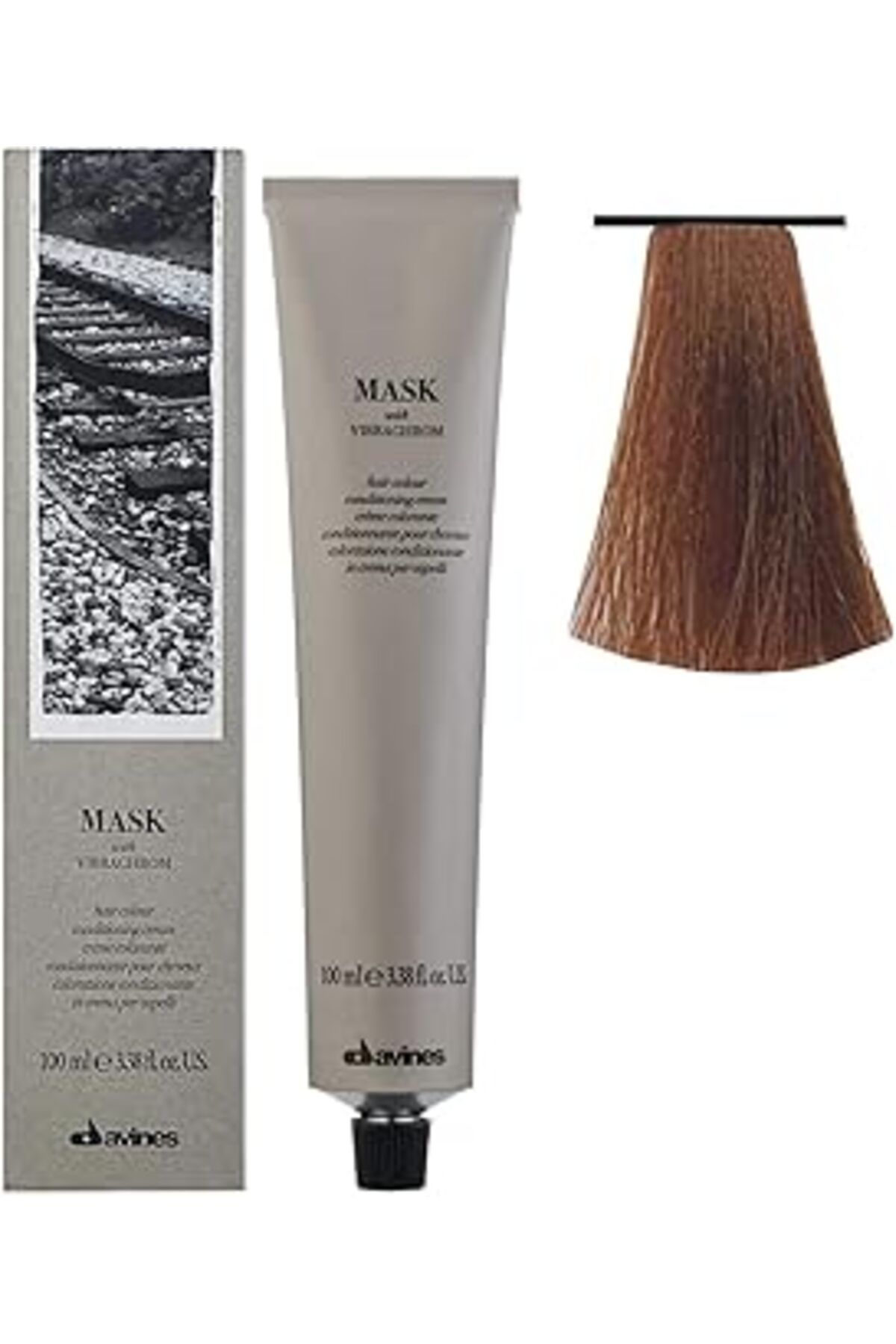 Qedii Mask Vibrachrom 7,4 Saç Boyası Orta Bakır Kumral 100Ml