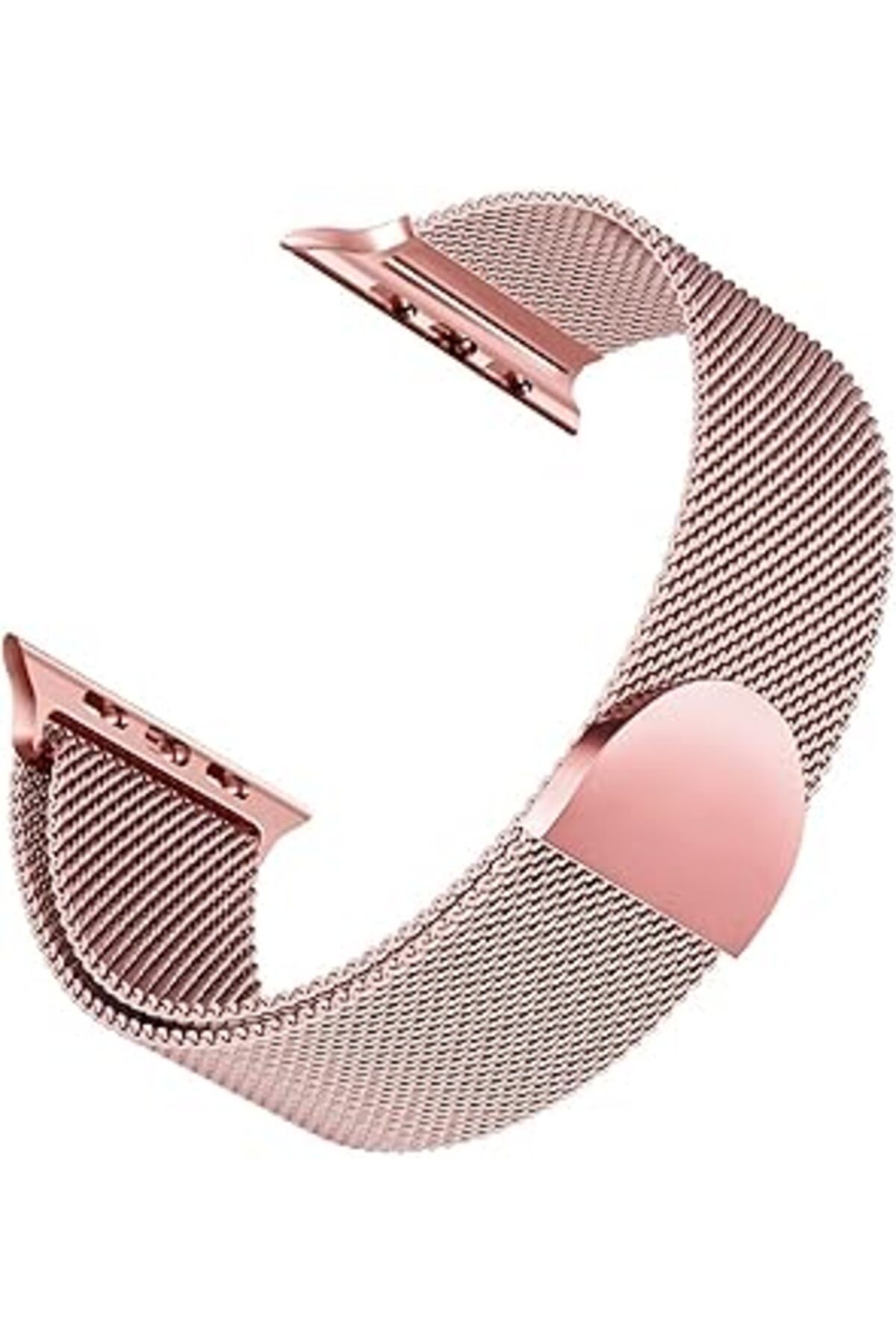 Pazarcan Microsonic Apple Watch Series 5 40Mm Kordon Luxe Metal Twist Iridescent (Apple Watch Series 5 40Mm