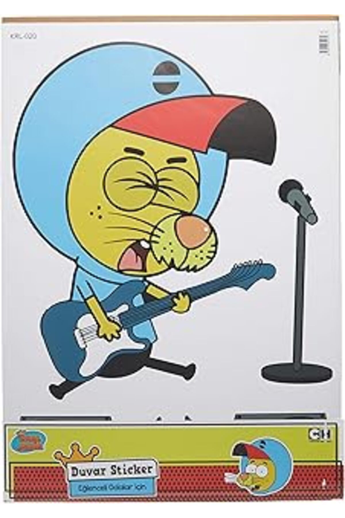 Mu Art Ahşap Artikel Kral Şakir Duvar Sticker-12 50X70