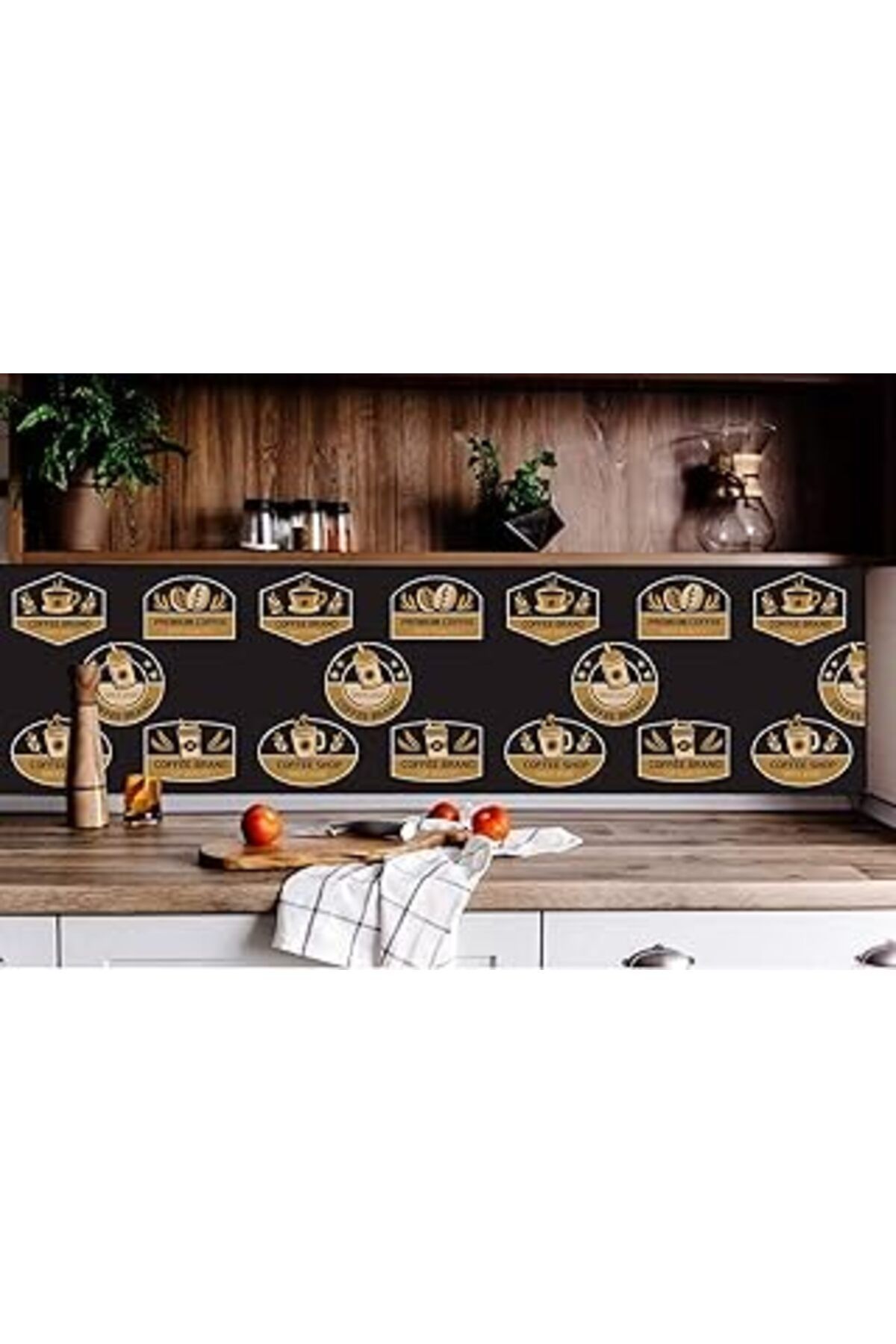 Mu Art Ahşap Naz Konsept Fayans Kaplama Stickerları 500X65 Cm