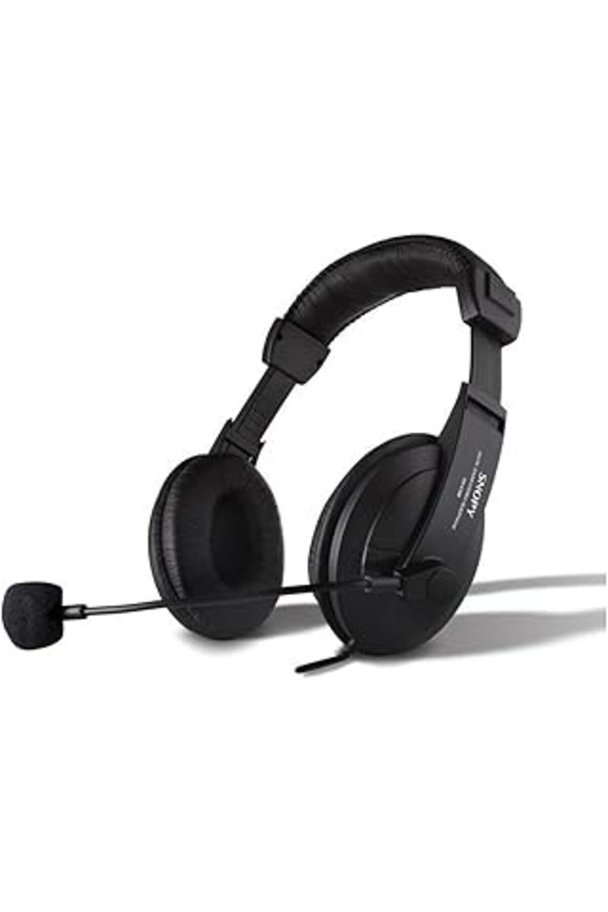 Pazarcan Snopy Sn-4388 Deri Profesyonel Mikrofonlu Kulaklık