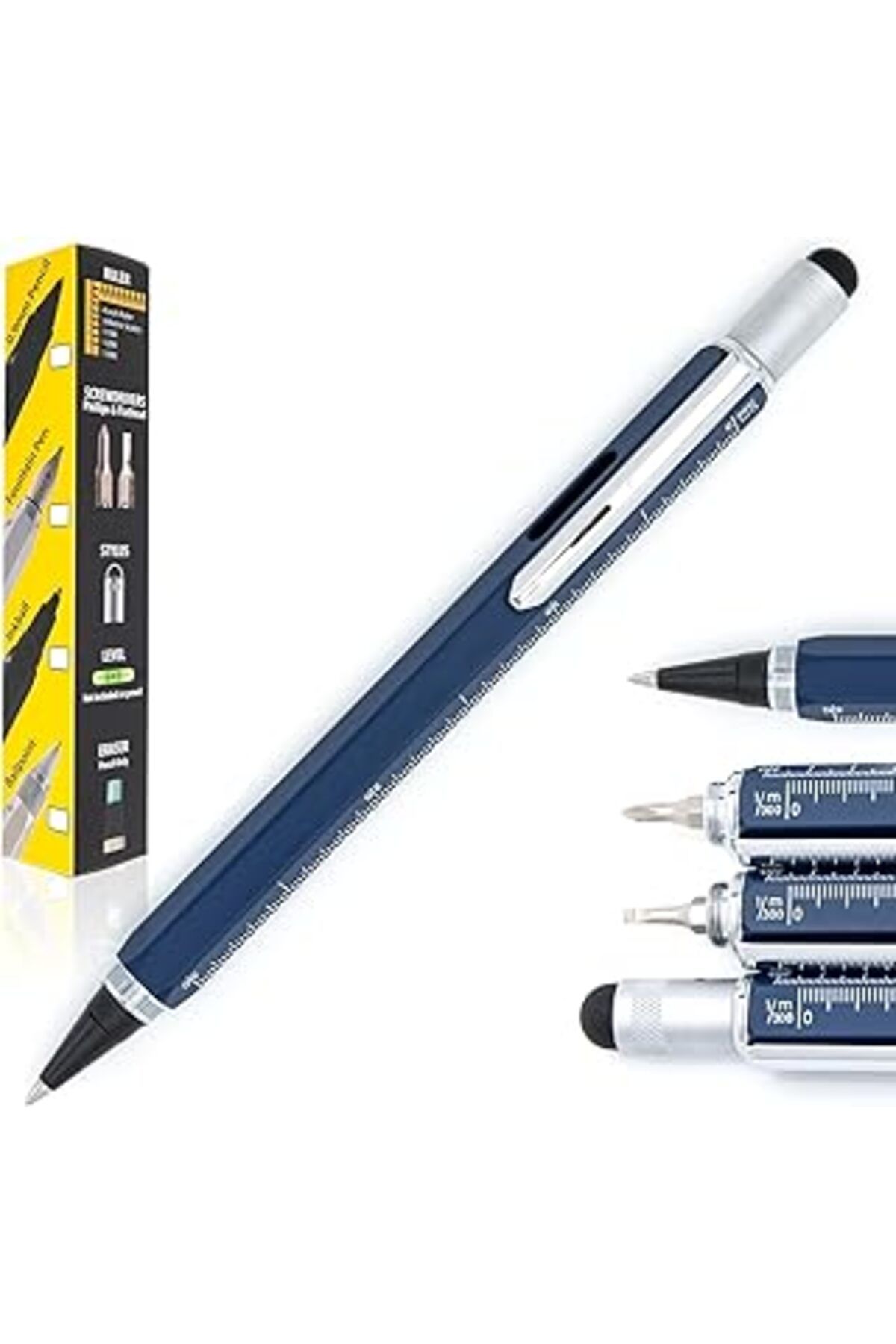 Mu Art Ahşap Monteverde Tool Pen Serisi Mv35292 Rb Toolpen Multifunction K.Mavi Roller Kalem