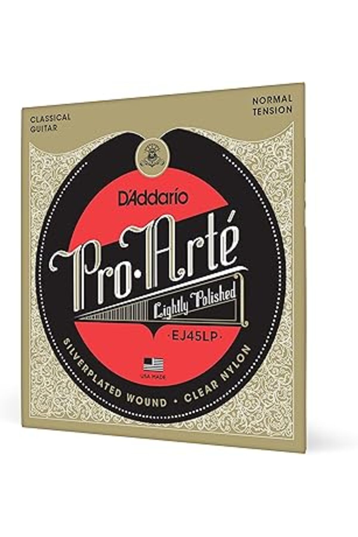 Pazarcan D'Addario Ej45Lp Klasik Gitar Tel Seti, Pro-Arte, Lightly Polished