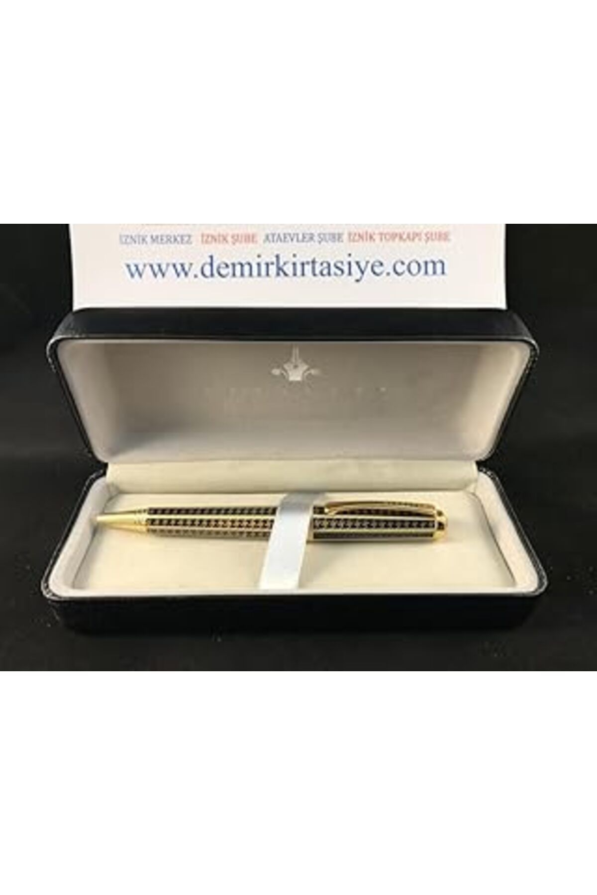 Hepta Collection Steelpen Giza Serisi 923 Giza Siyah Gold Tükenmez Kalem