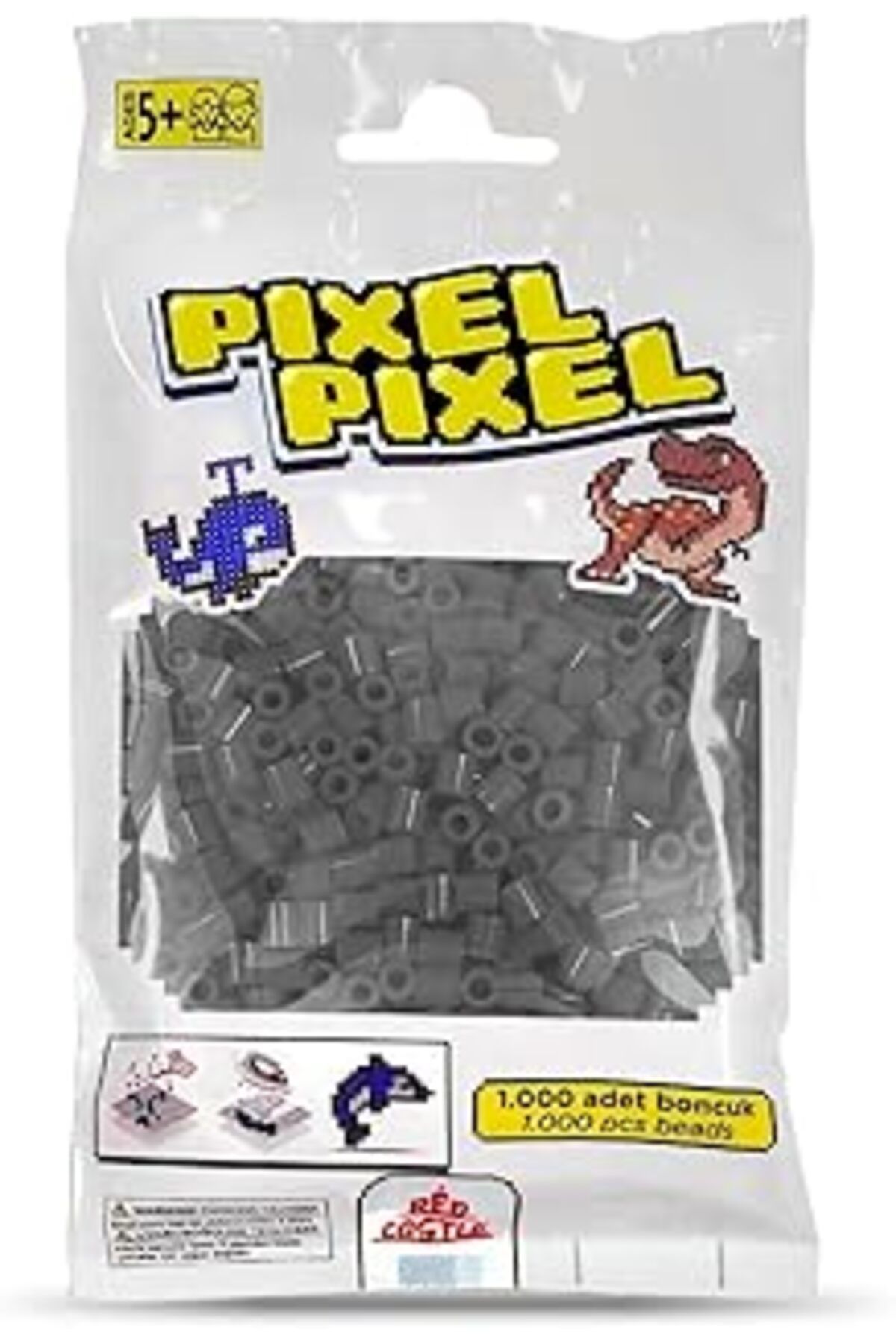 Mu Art Red Castle 1000'Lik Midi Boncuk-Raven Actıvıty Beads (1000 Pcs)