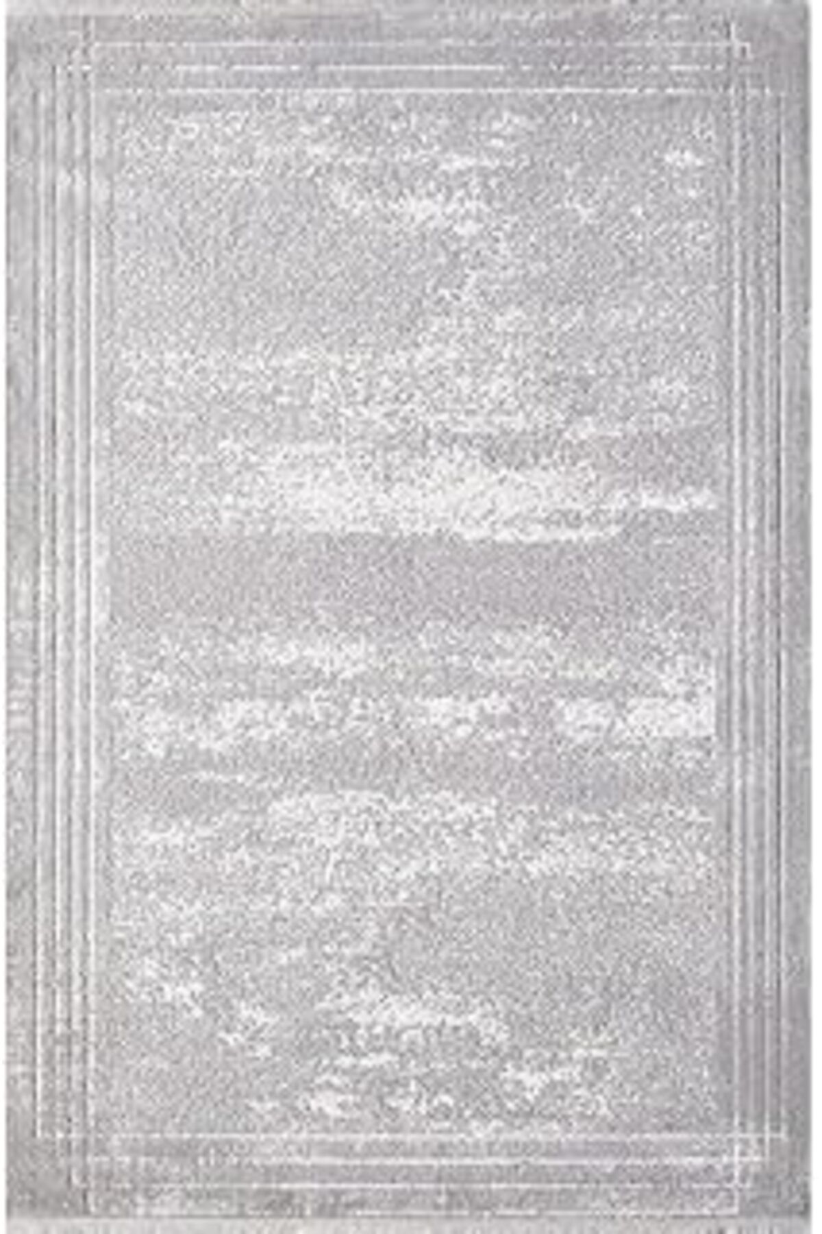 robotrend Royal Halı Lootus L018A Gri Modern Çizgili Halı Çok Renkli 100X200