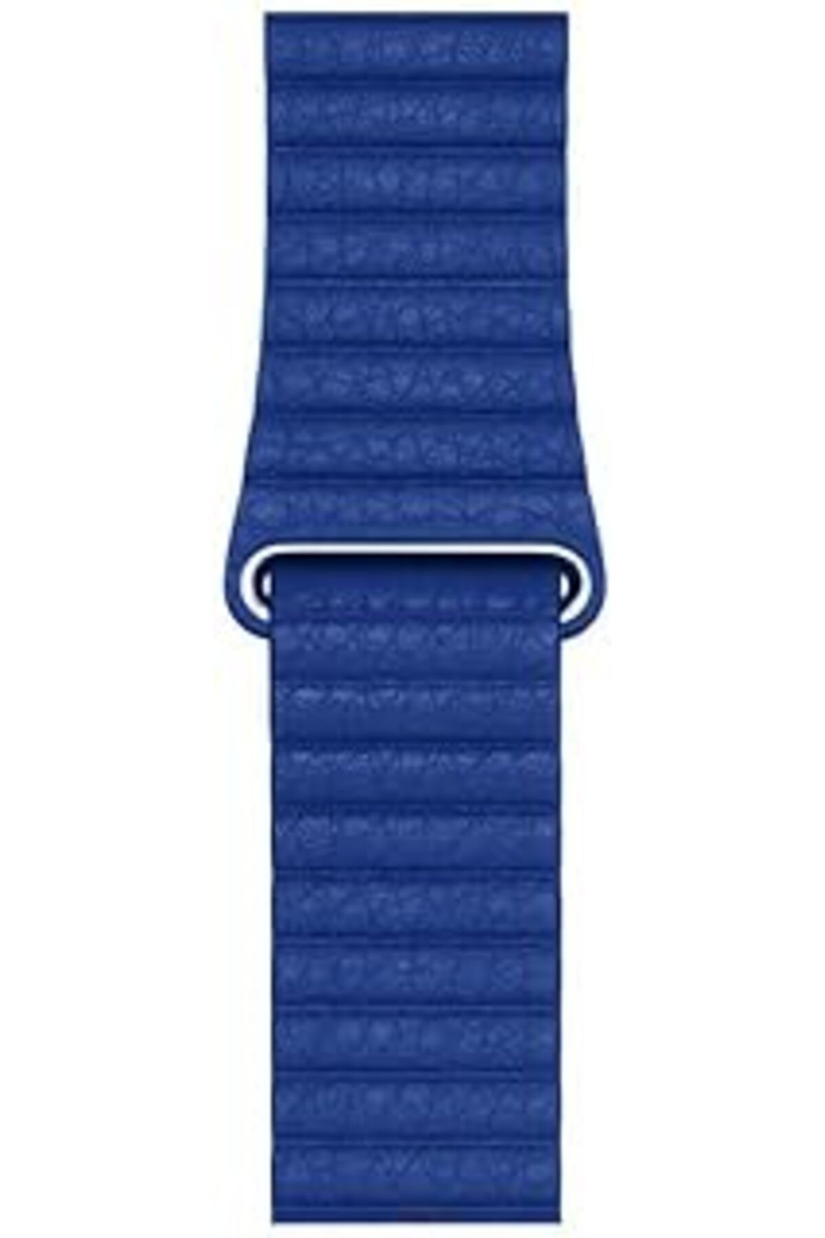Pazarcan Zore Apple İle Uyumlu Watch 42Mm Krd-09 Deri Lop Kordon, Mavi