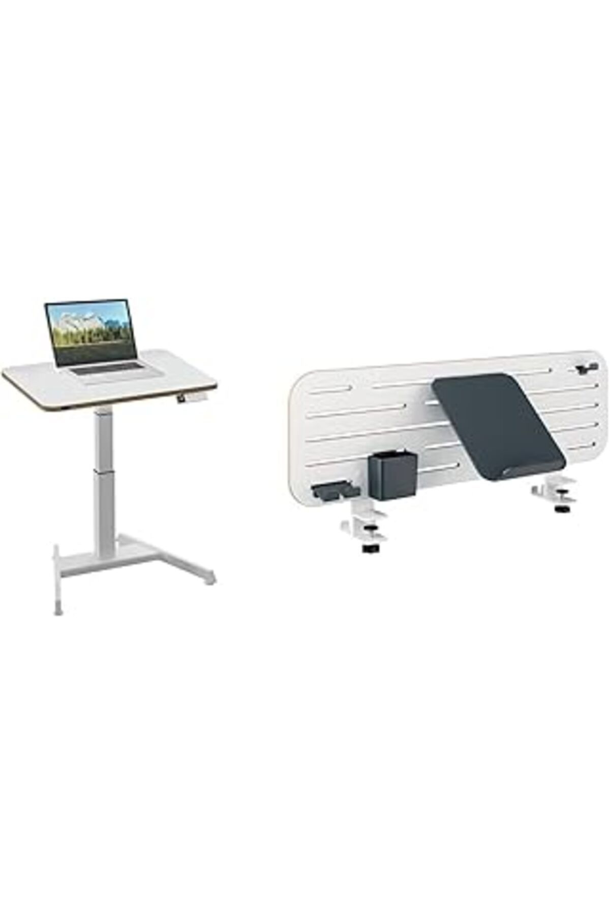 Pazarcan Leitz Ergo Elektrikli Sit Stnd Küçük Çalışma Masası, Ayağa Kalkma Hatırlatmalı, Beyaz, Elektrikli Y
