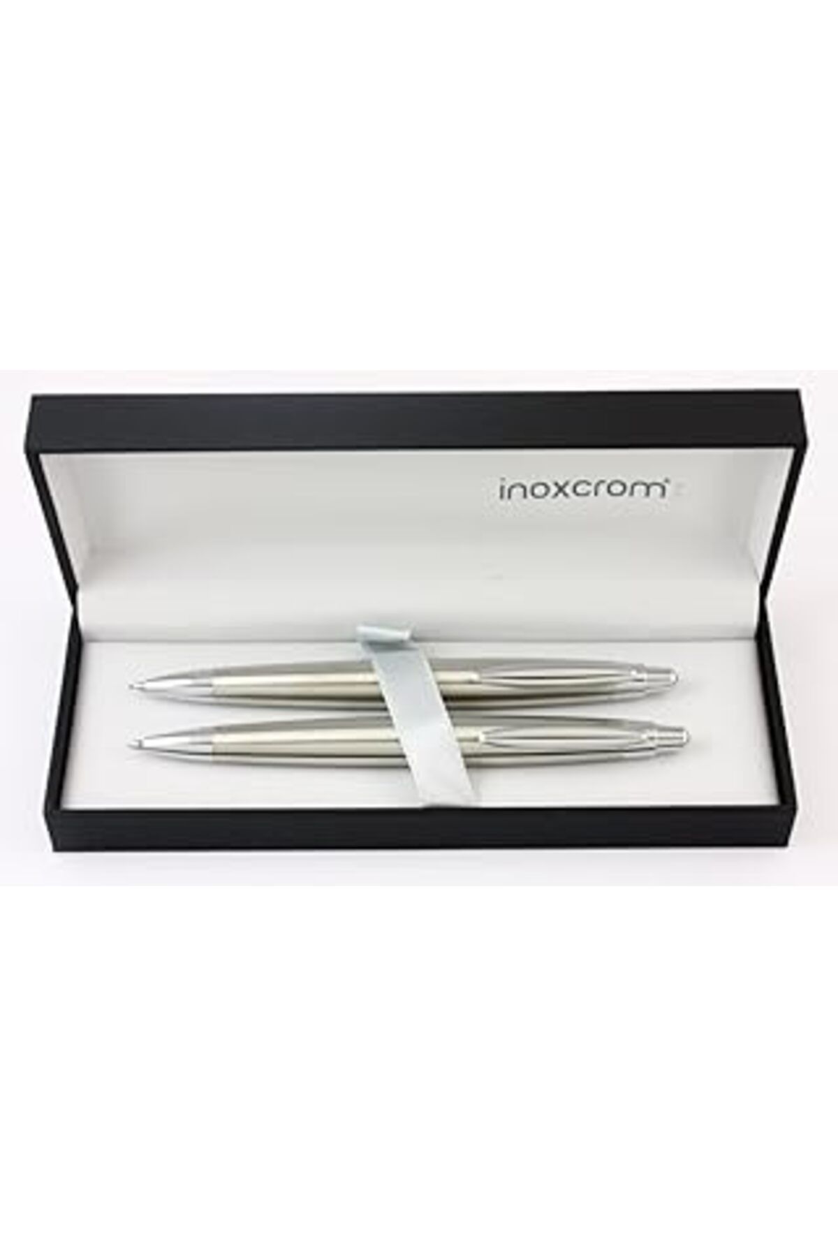 Pazarcan Inoxcrom: Zeppelin Serisi M Steel Set Tükenmez Kalem + Versatil Kalem