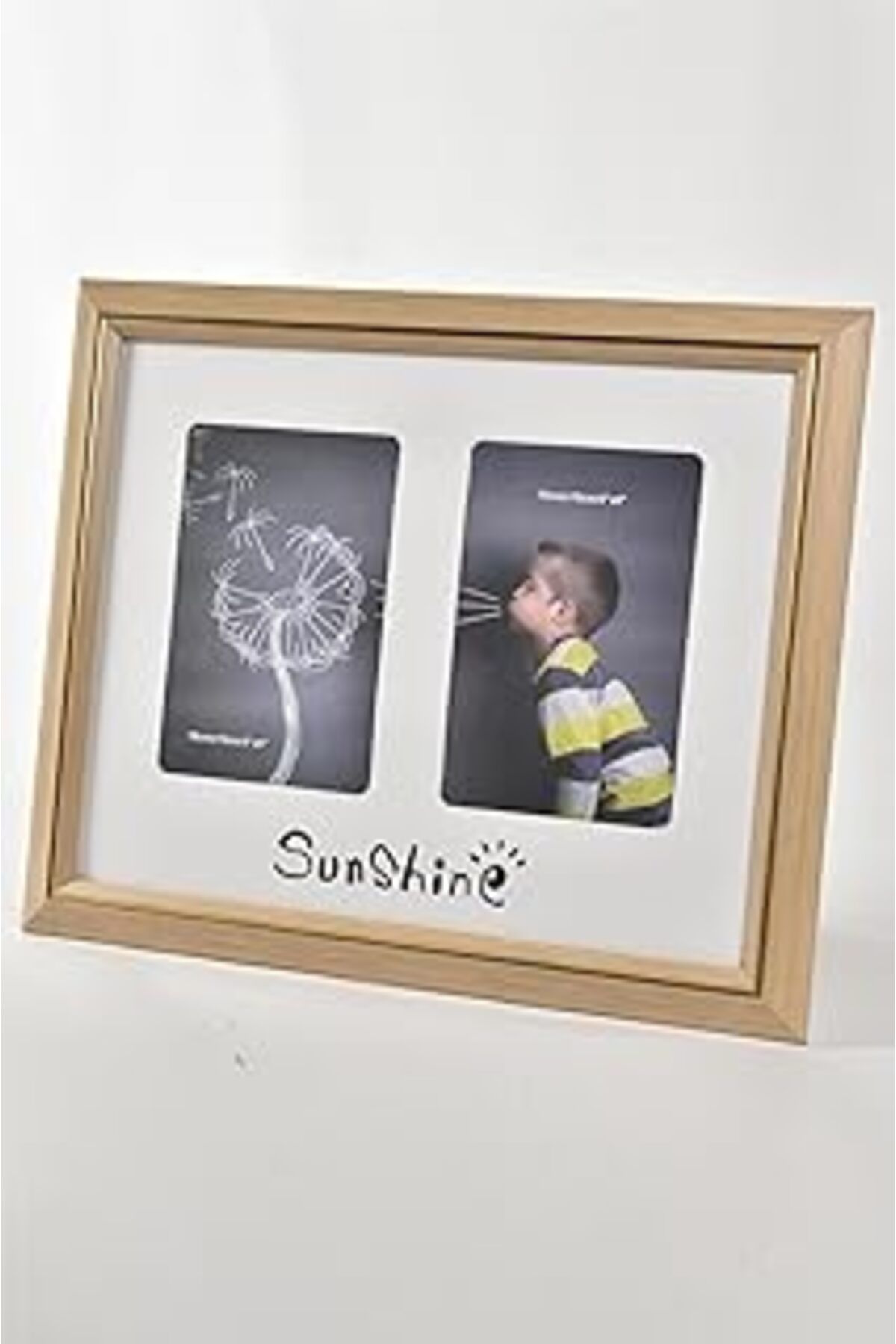 robotrend Setabianca Frame 2Li Fotoğraf Çerçevesi Marble Gold