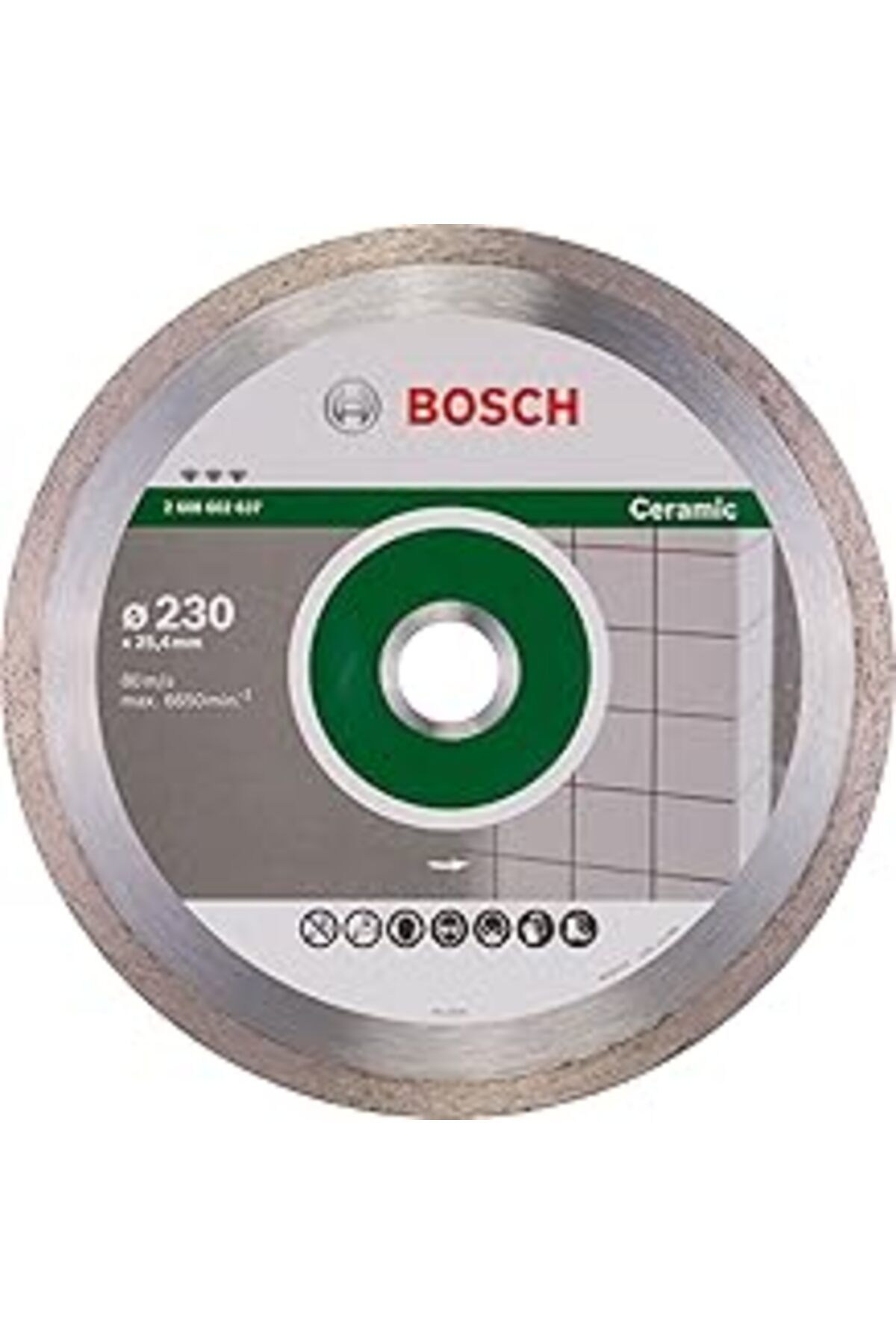 robotrend Bosch Elmas Kesme Diski Seramik, 230 X 25,40 X 2,4 X 10 Mm, 2608602637 Için En Iyisi